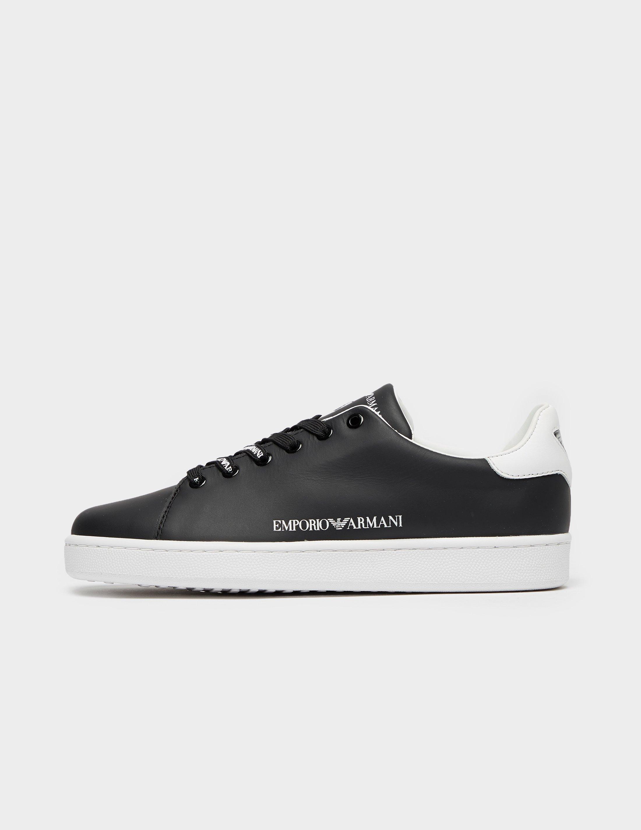 armani logo trainers