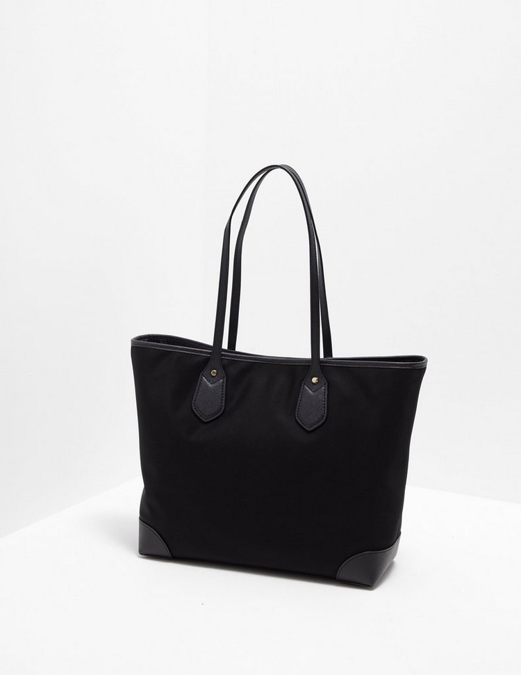 michael kors eva nylon top zip tote