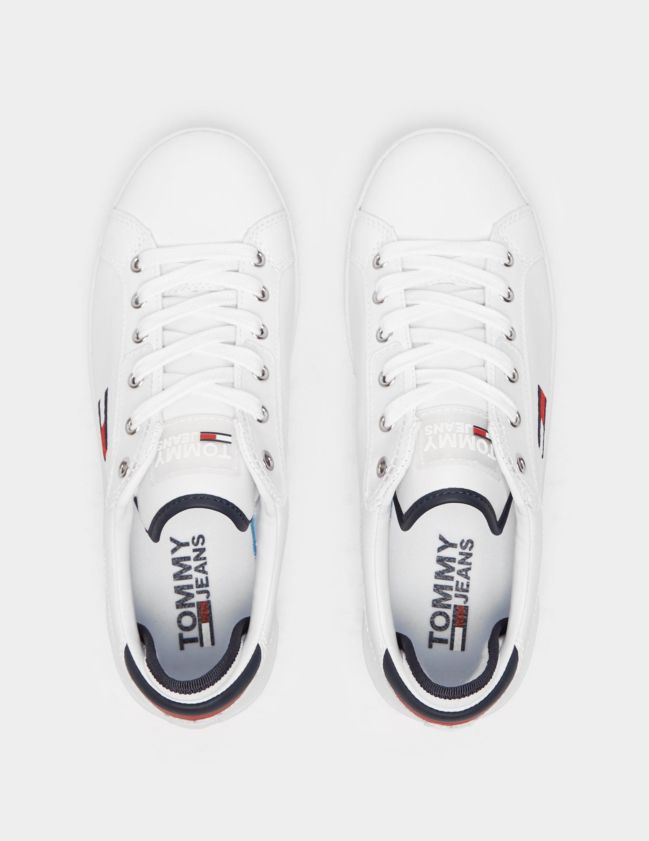 tommy jeans flag flatform trainers