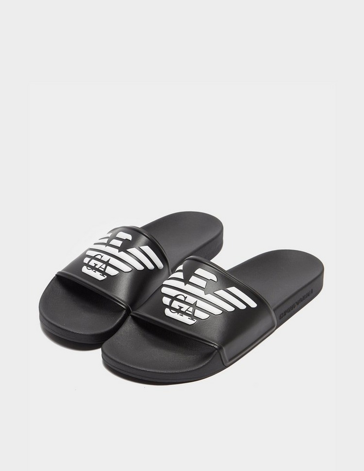 Emporio Armani Loungewear Logo Slides | Tessuti