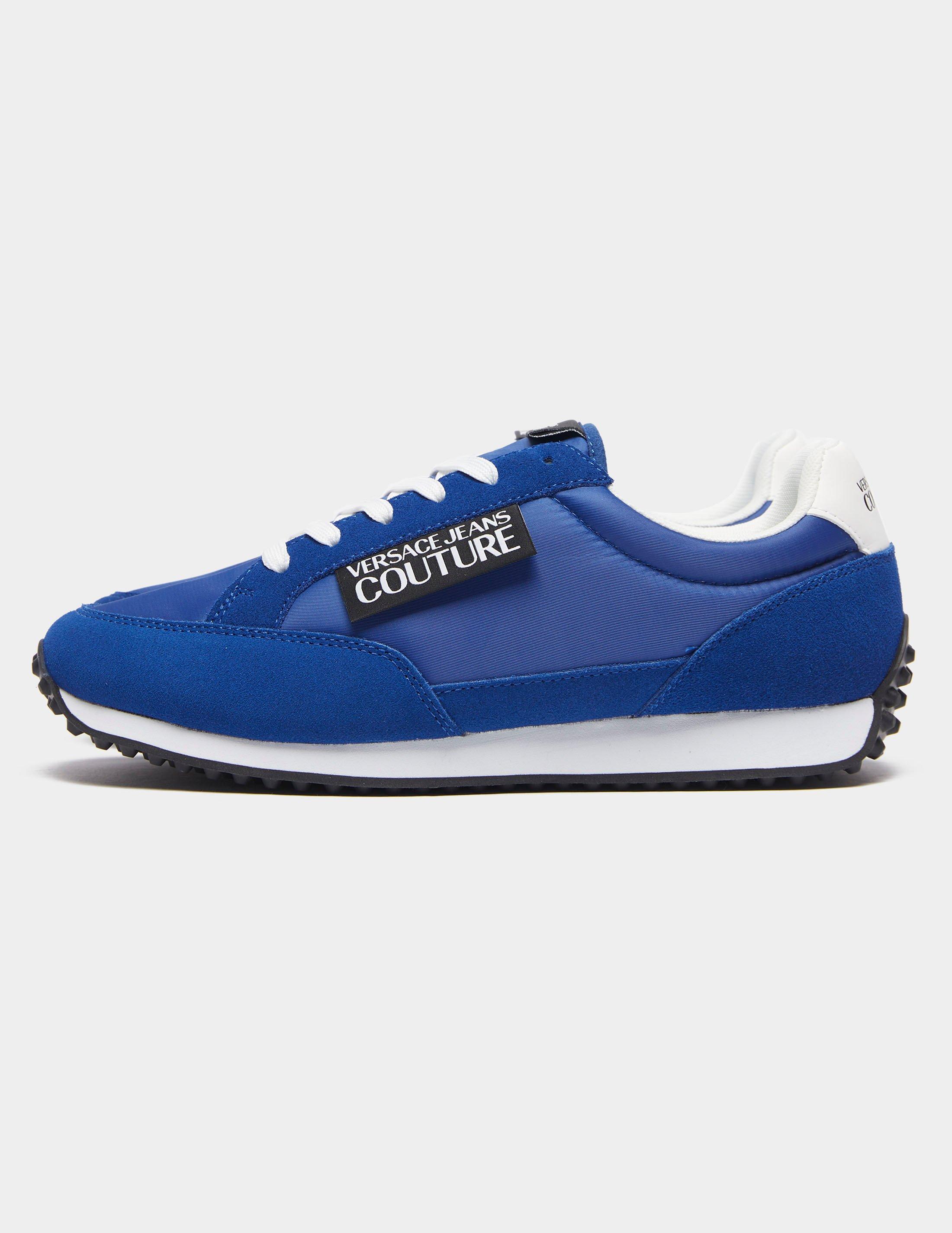 versace blue trainers