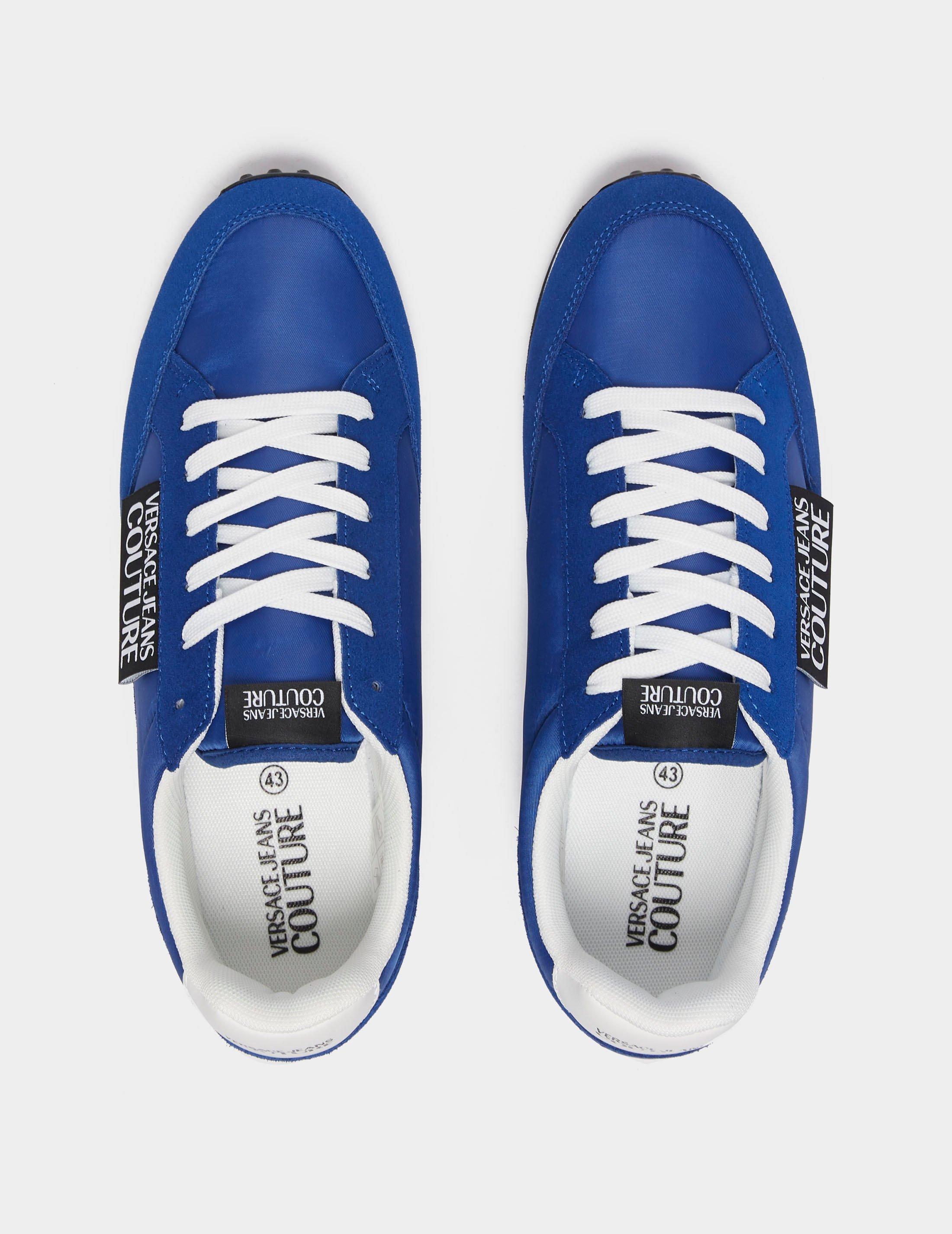 versace blue trainers