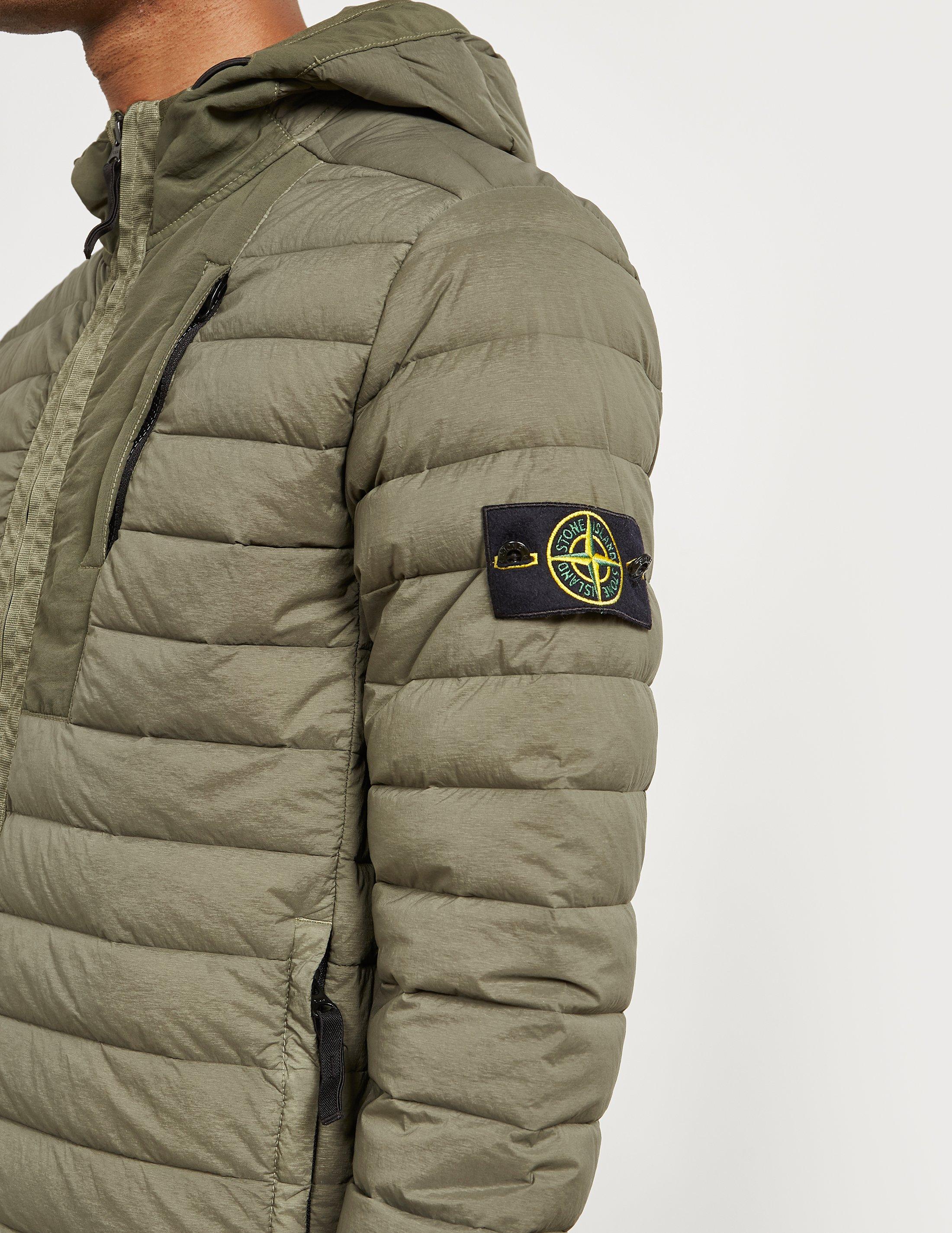 stone island lightweight down jacket