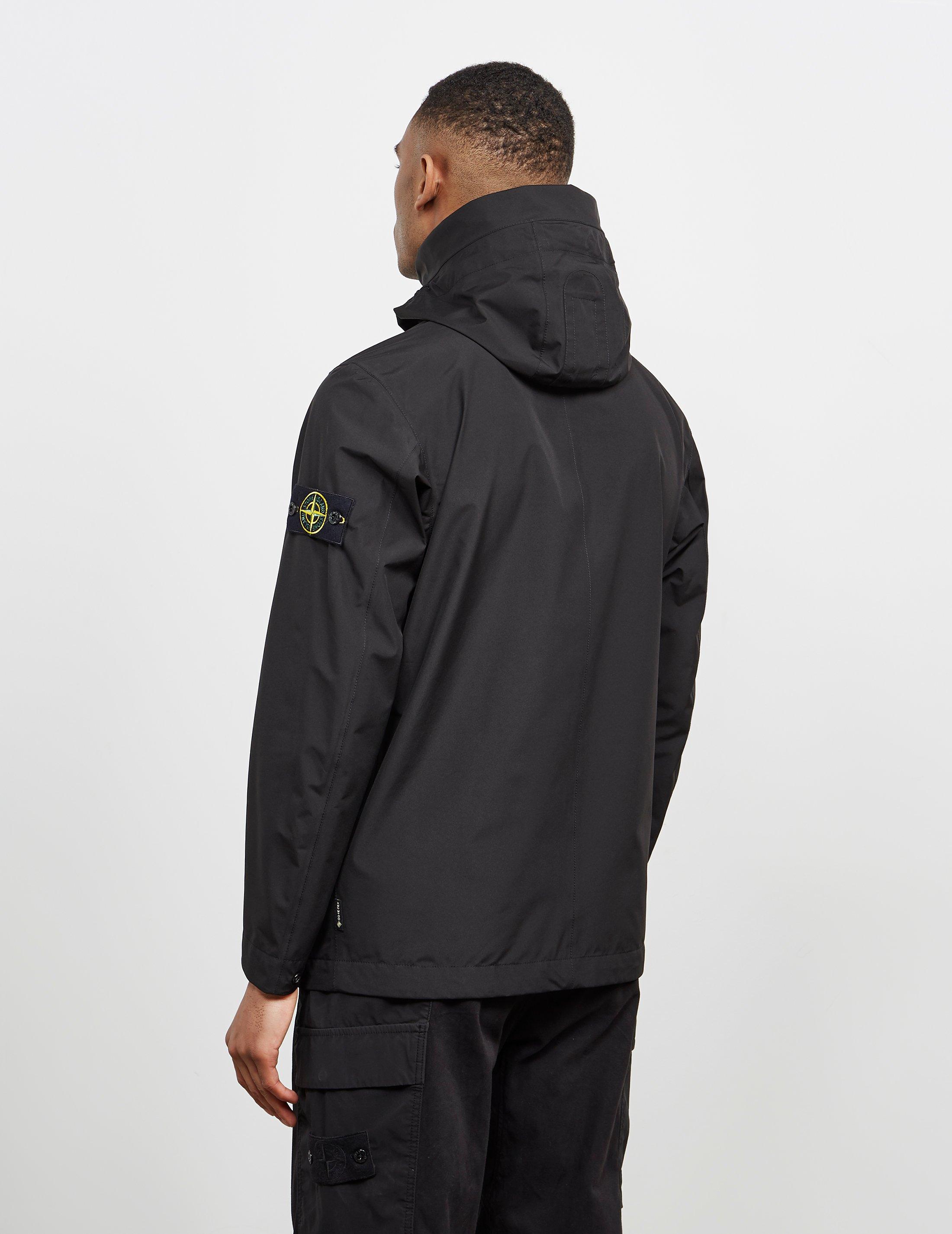 stone island hooded coat