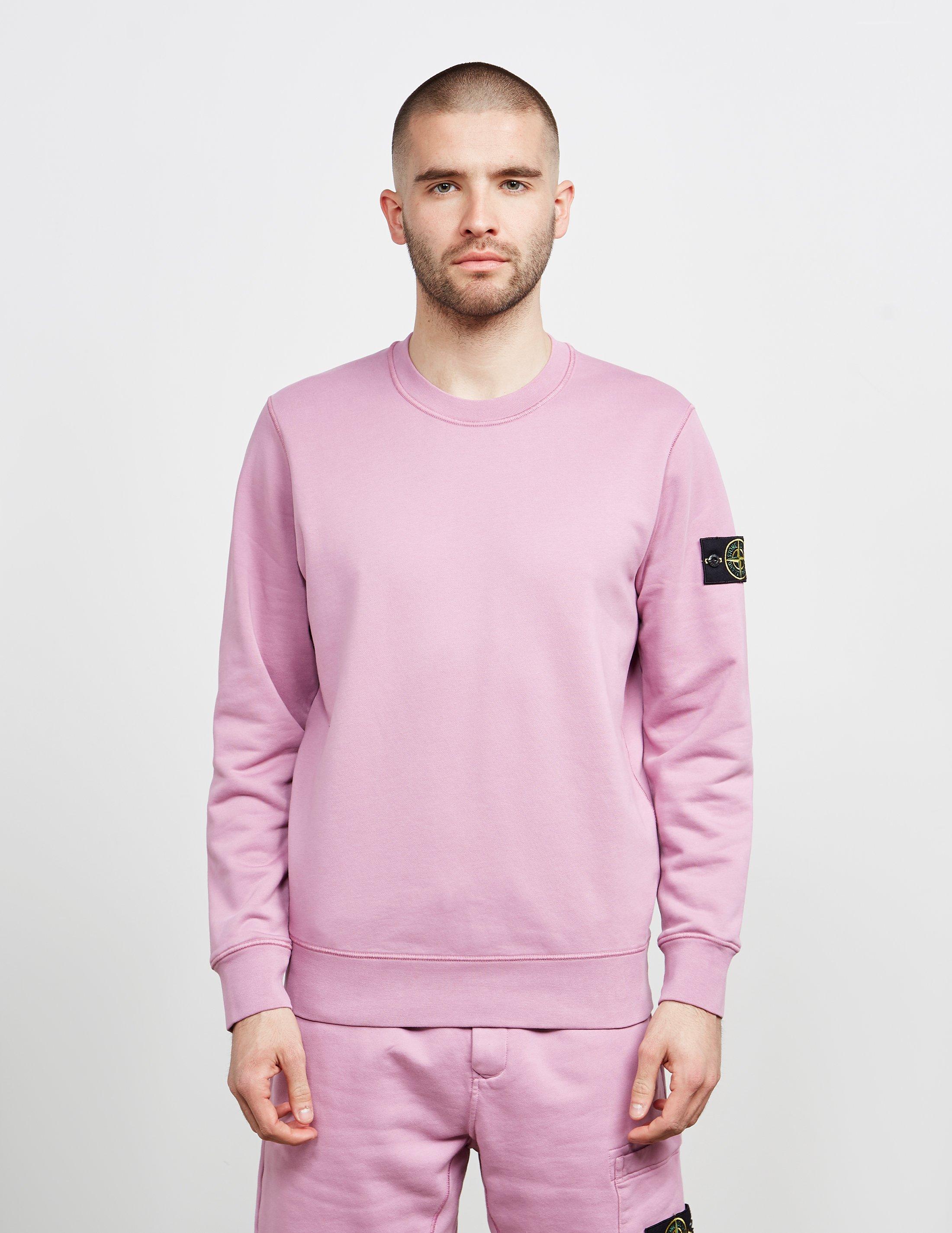 stone island lilac sweatshirt