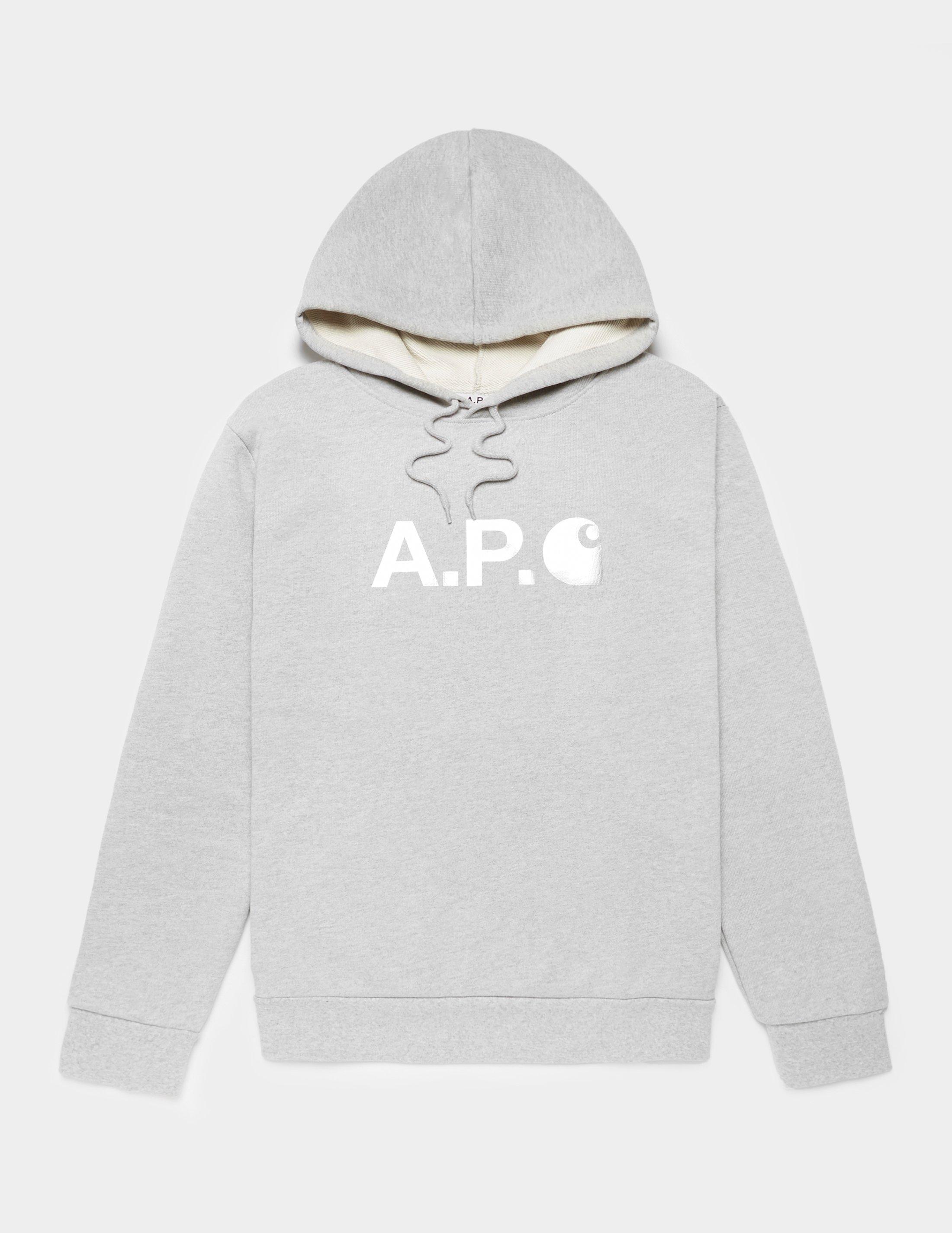 apc grey hoodie