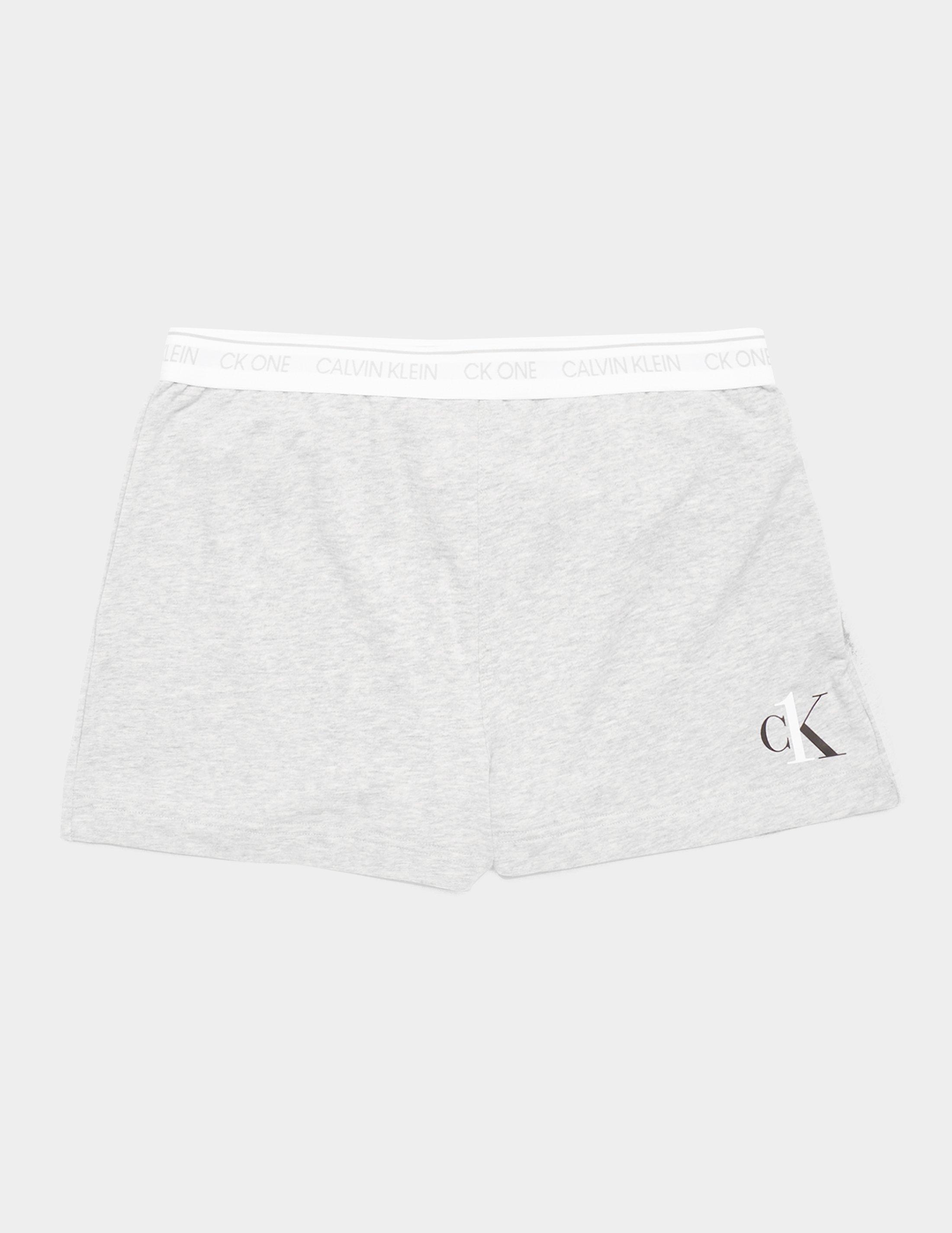 calvin klein grey shorts womens