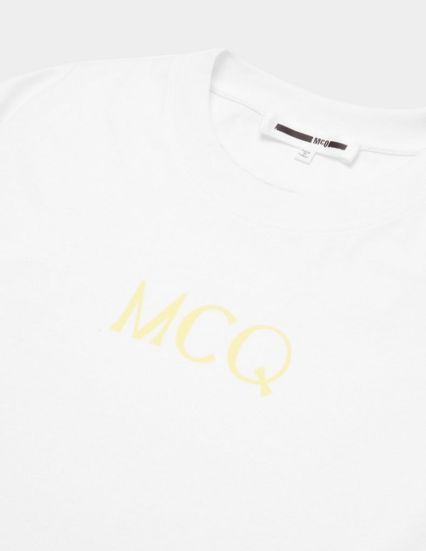 Mcq Alexander Mcqueen Letter Logo Short Sleeve T Shirt Tessuti