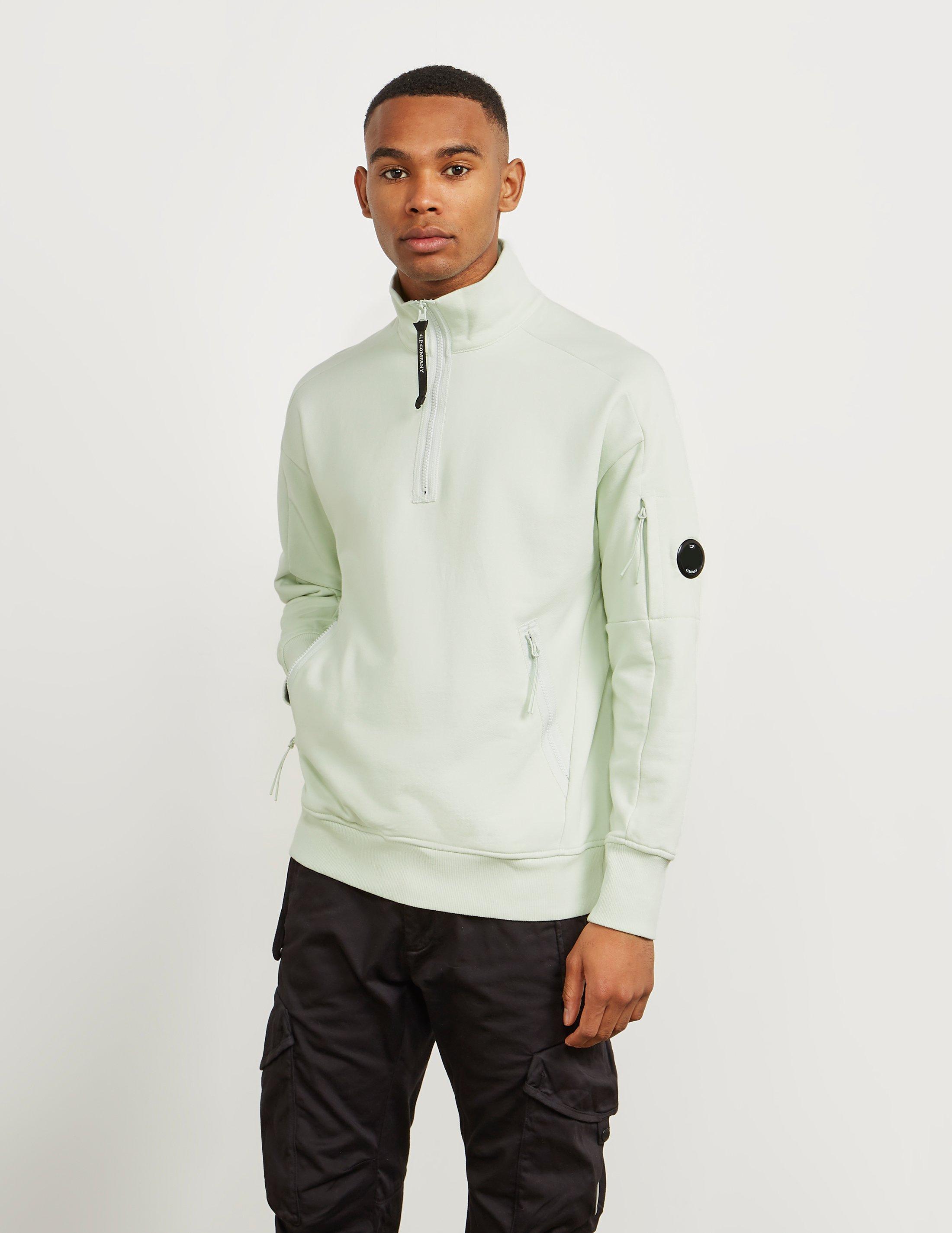 cp company quarter zip sweatshirt