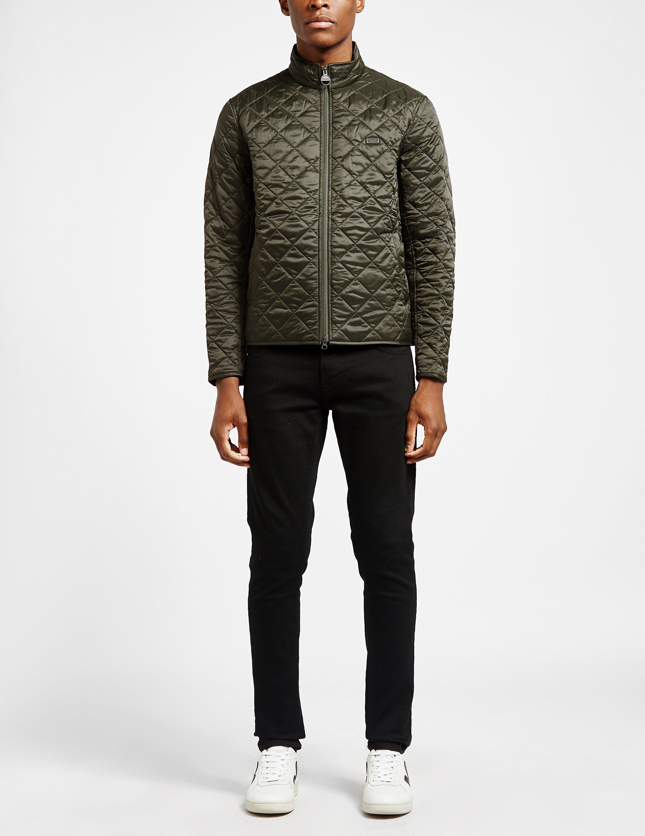 barbour international quilted gear jacket