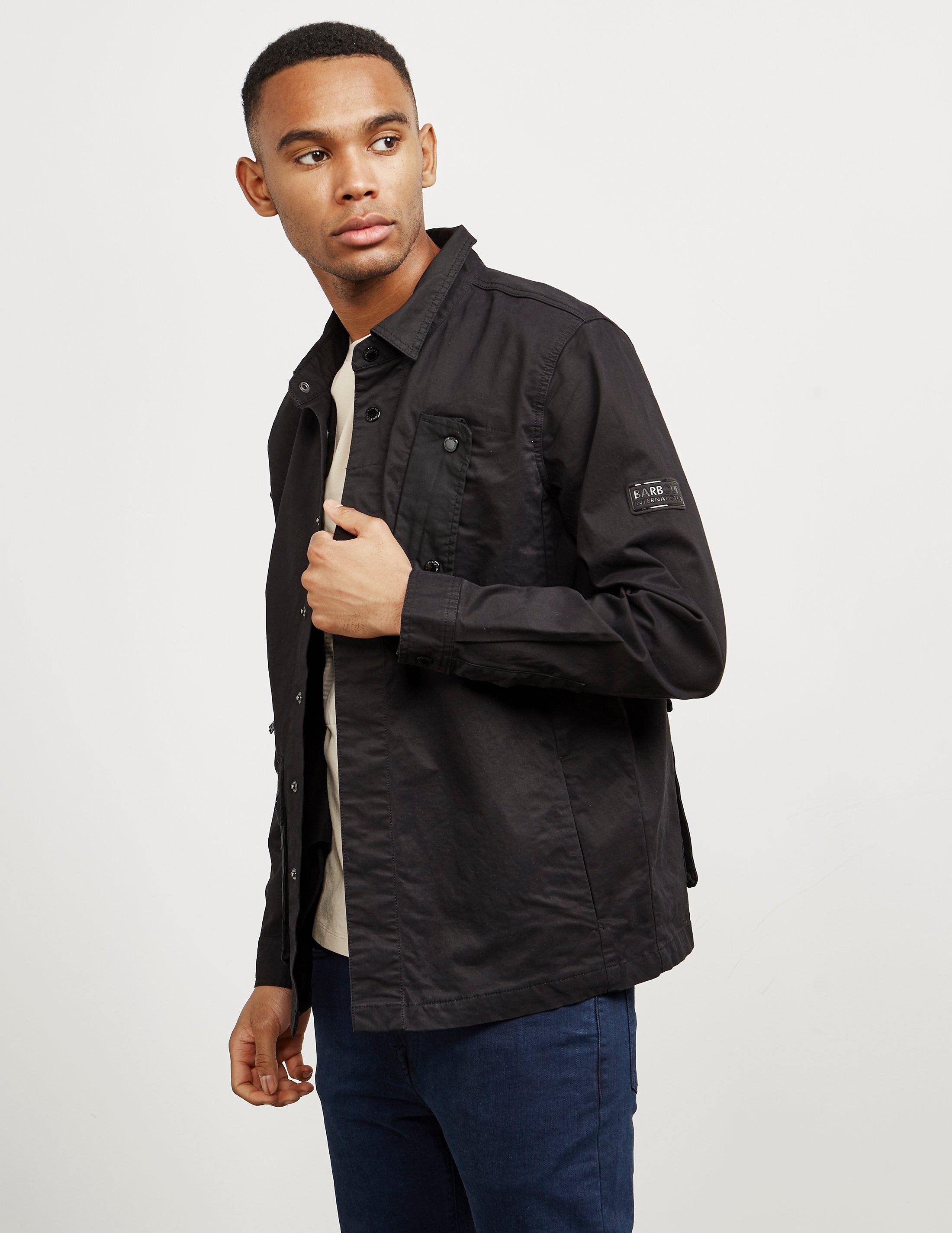 barbour international overshirt