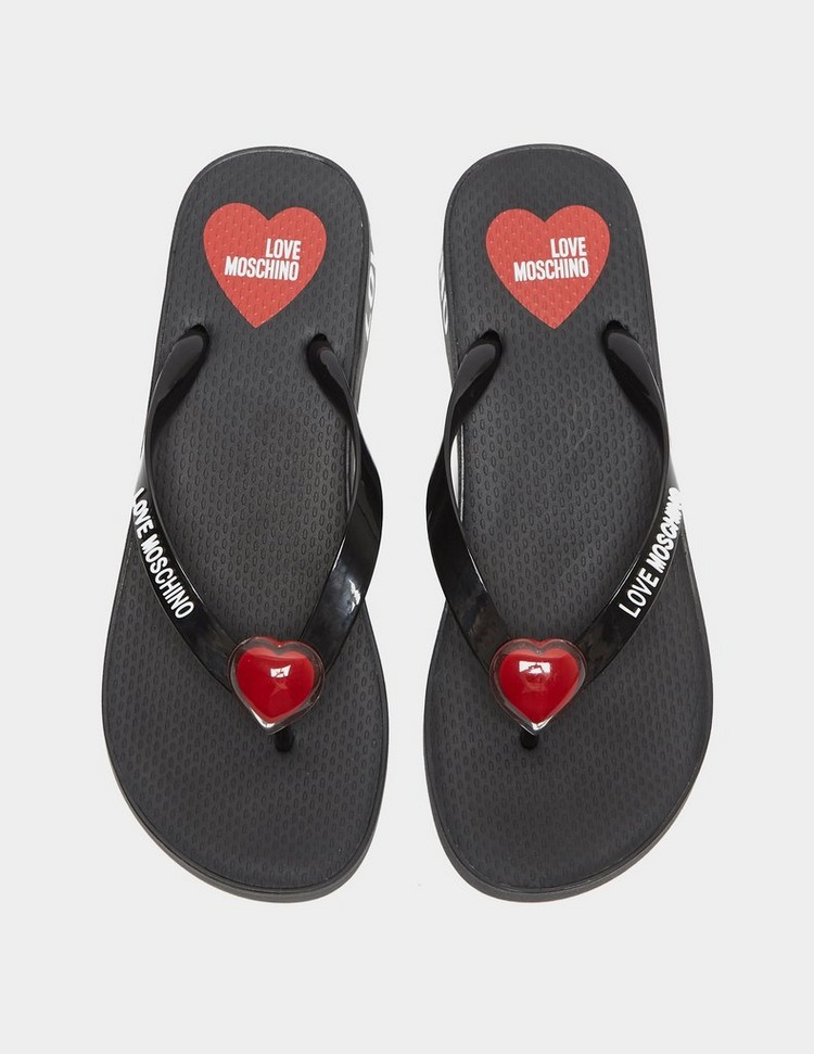 moschino flip flops