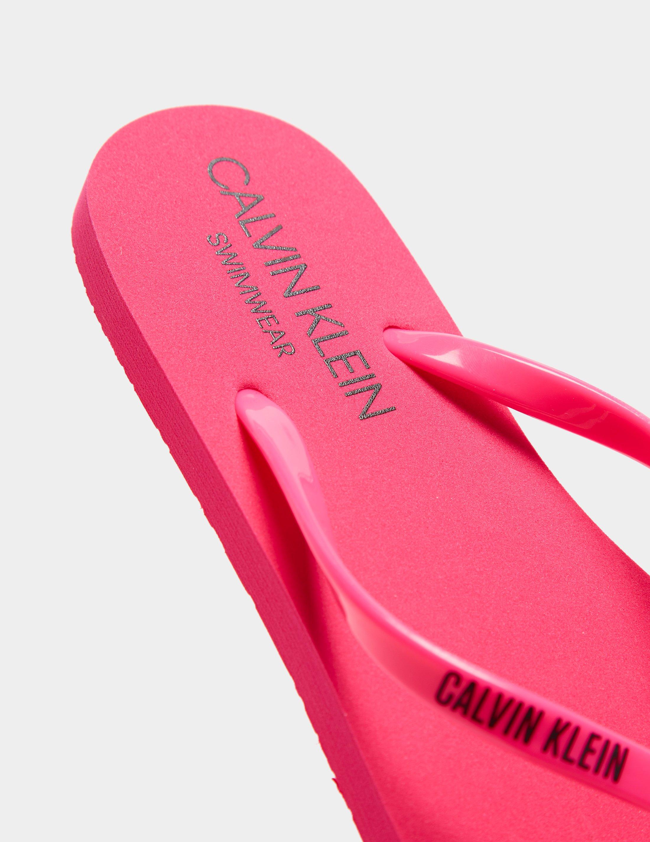 calvin klein swimwear flip flops