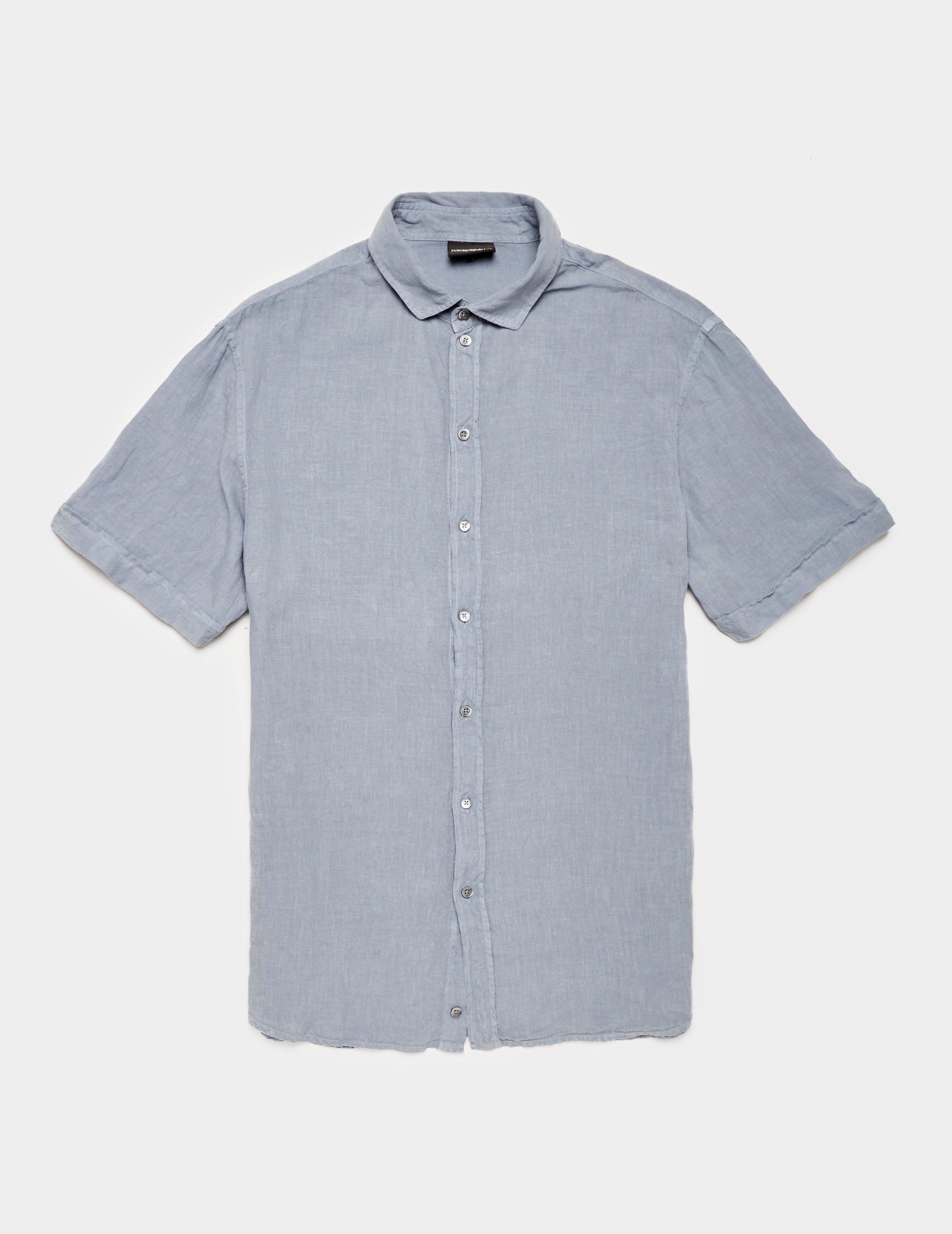 emporio armani short sleeve shirt