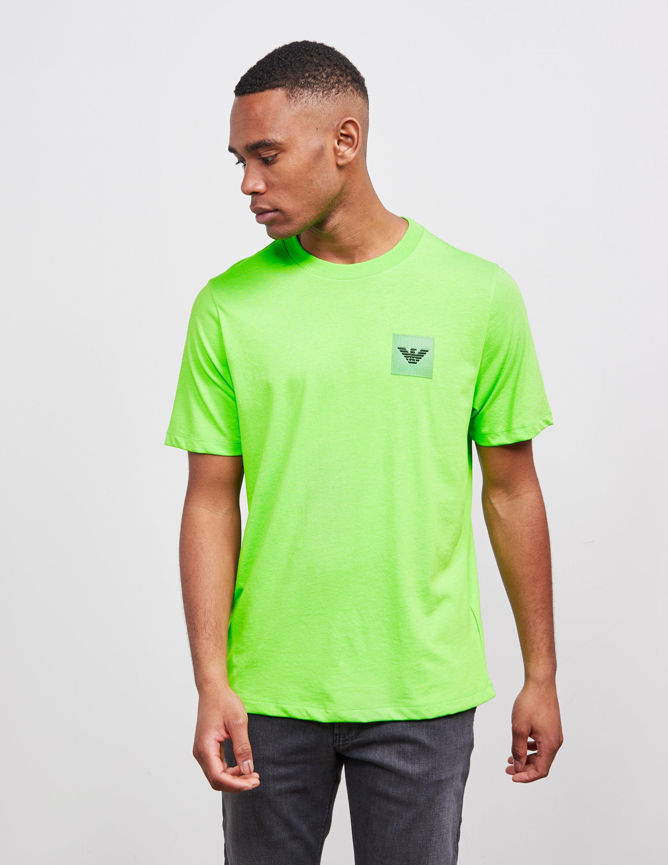 emporio armani green t shirt