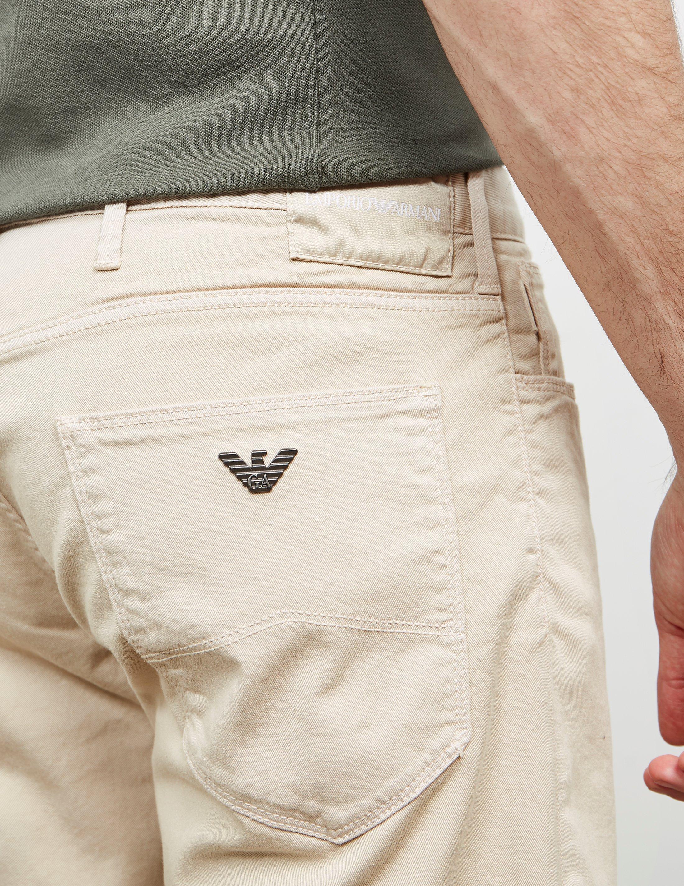armani 5 pocket shorts