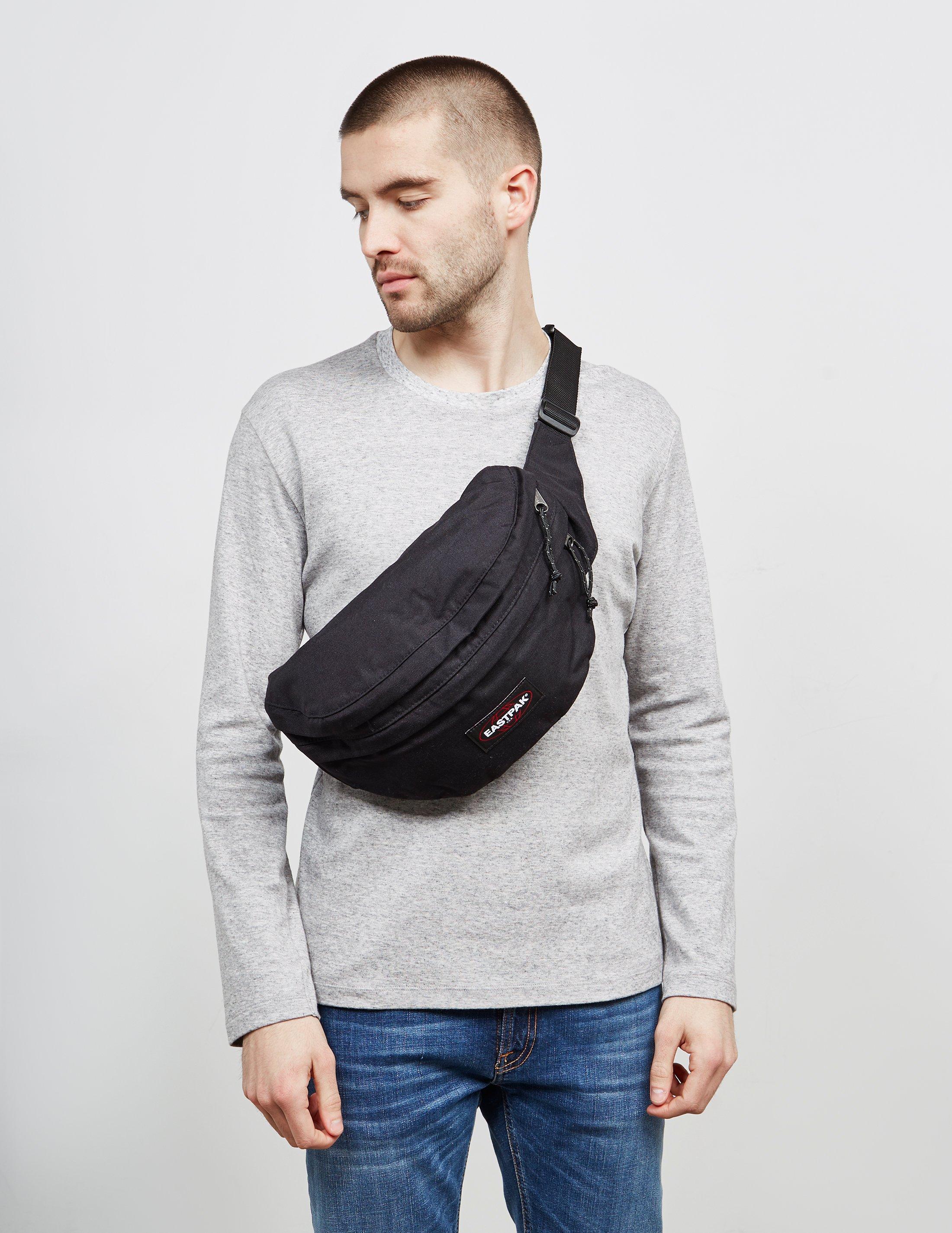 eastpak black bum bag