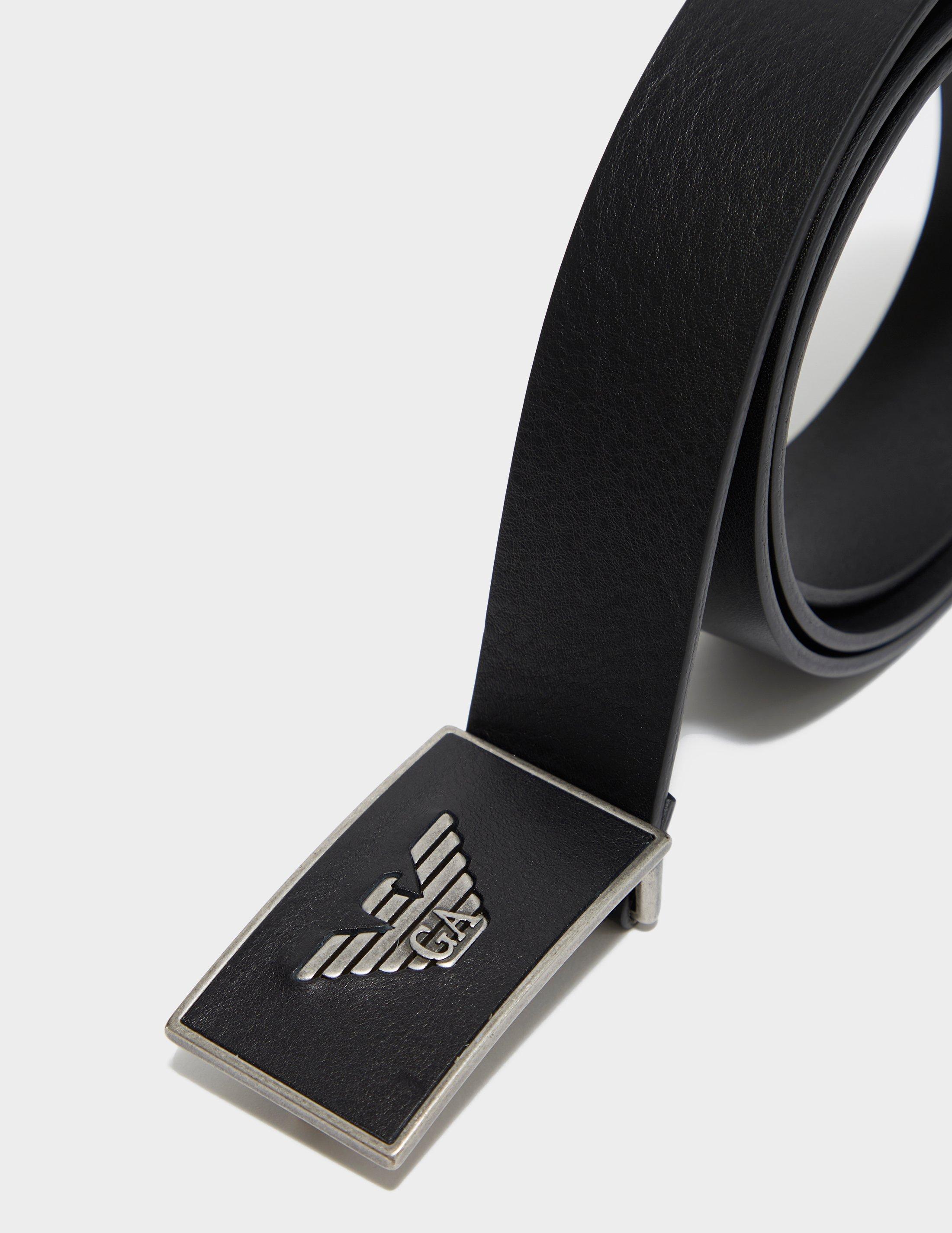 armani plaque belt
