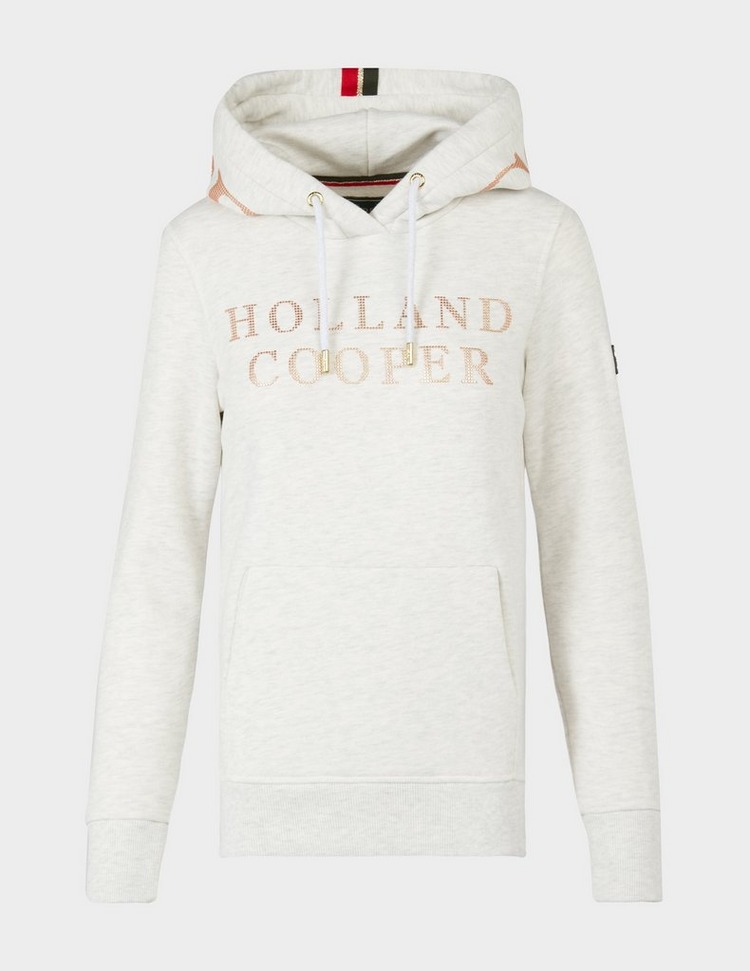 Holland Cooper Metallic Logo Hoodie | Tessuti