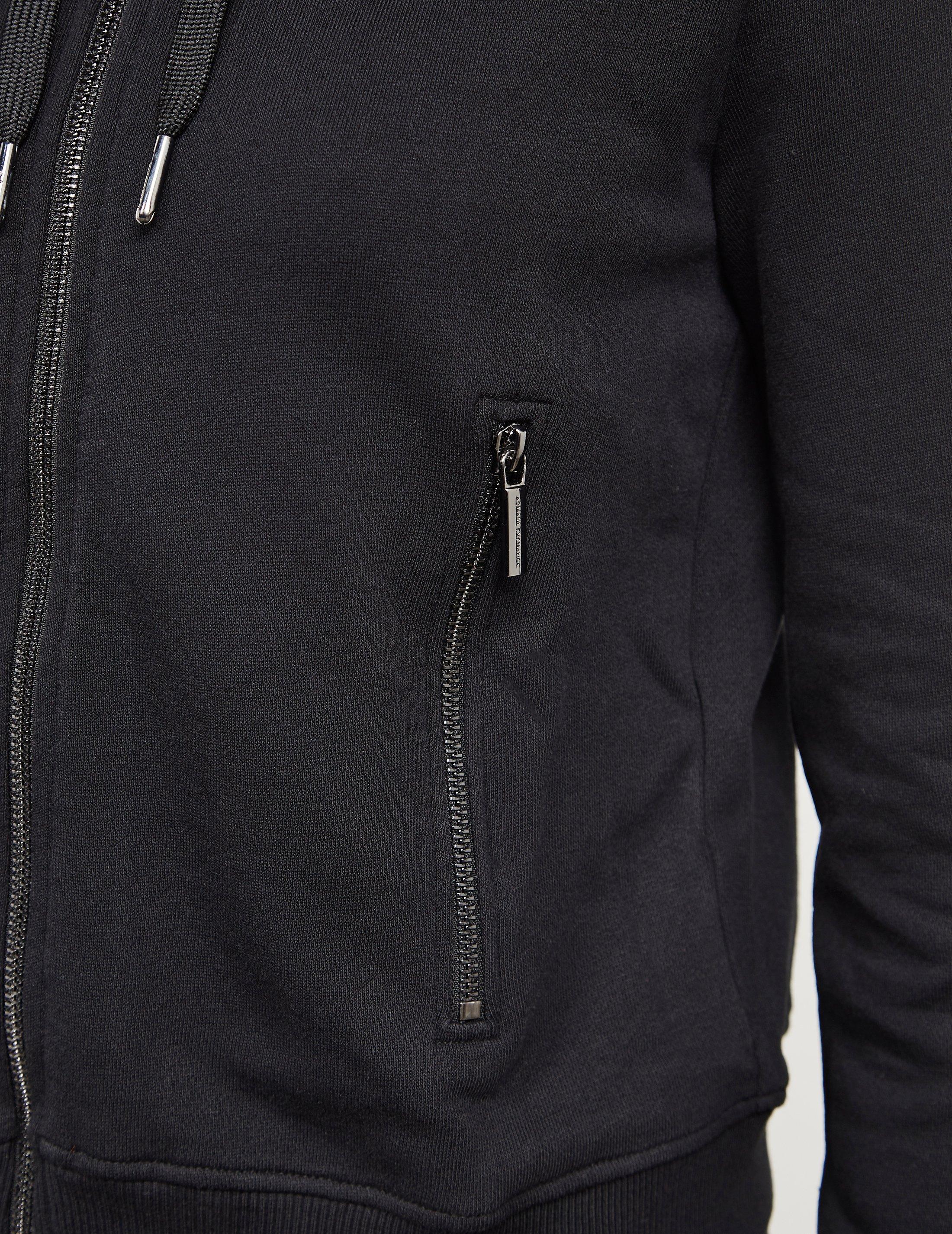 armani full zip hoodie