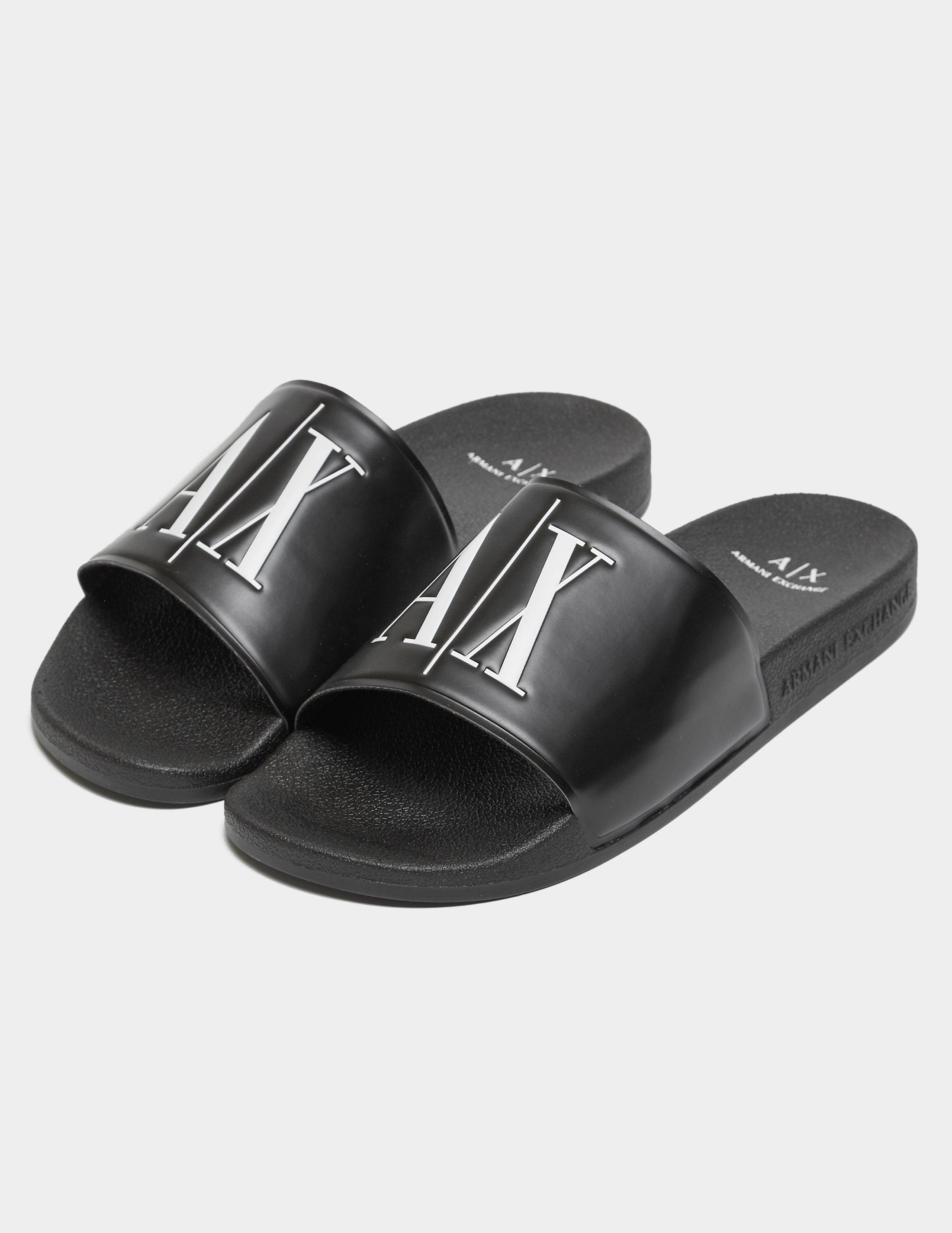 armani exchange slides