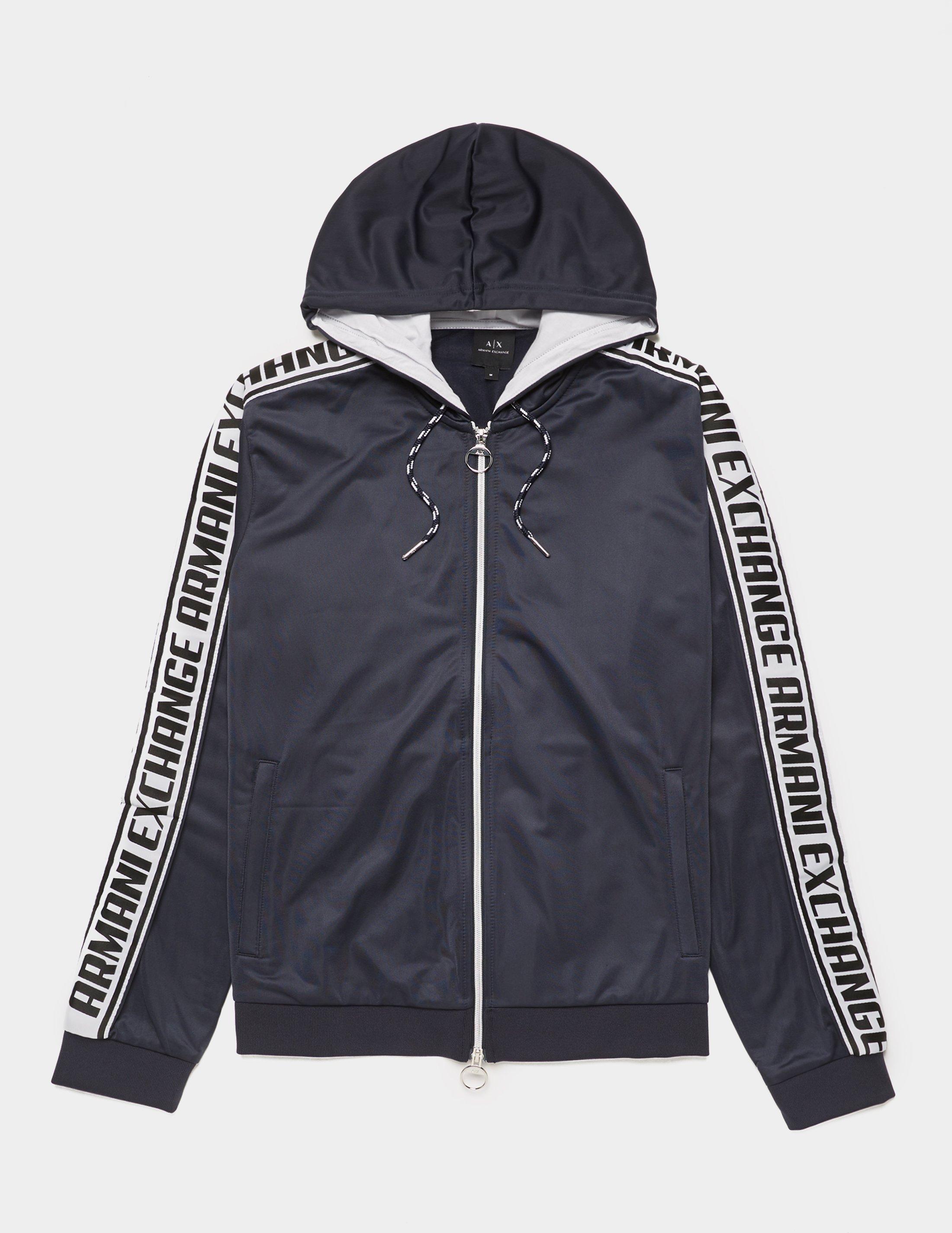 armani full zip hoodie