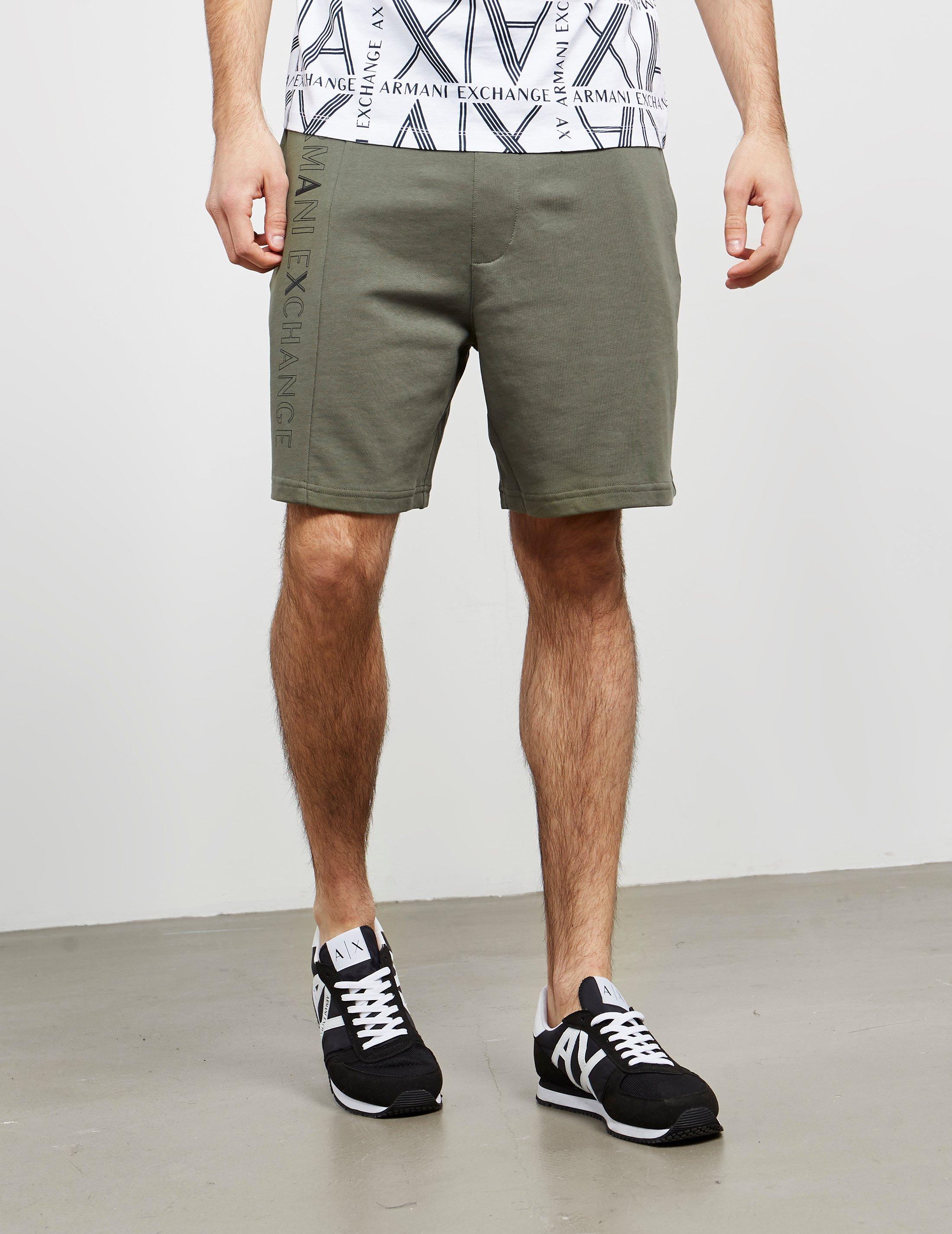 armani fleece shorts