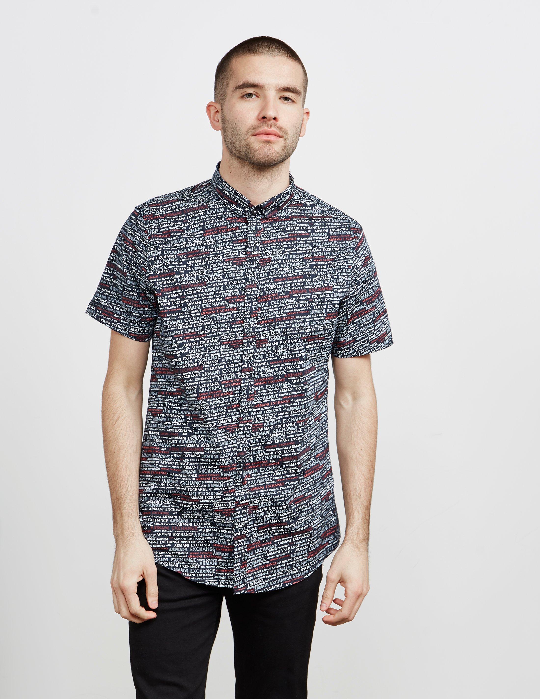 armani short sleeve shirts