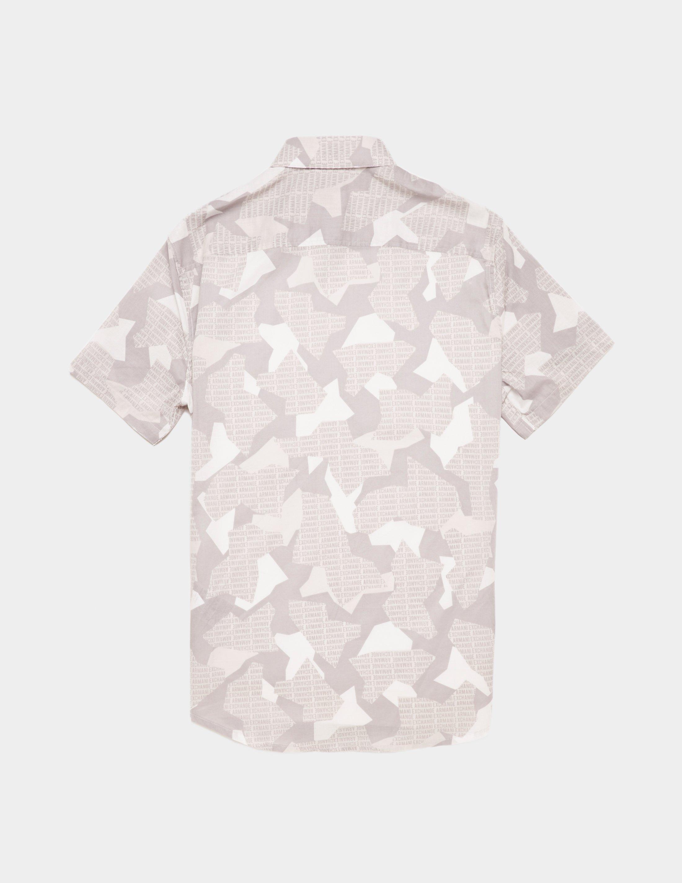 armani exchange camo shirt