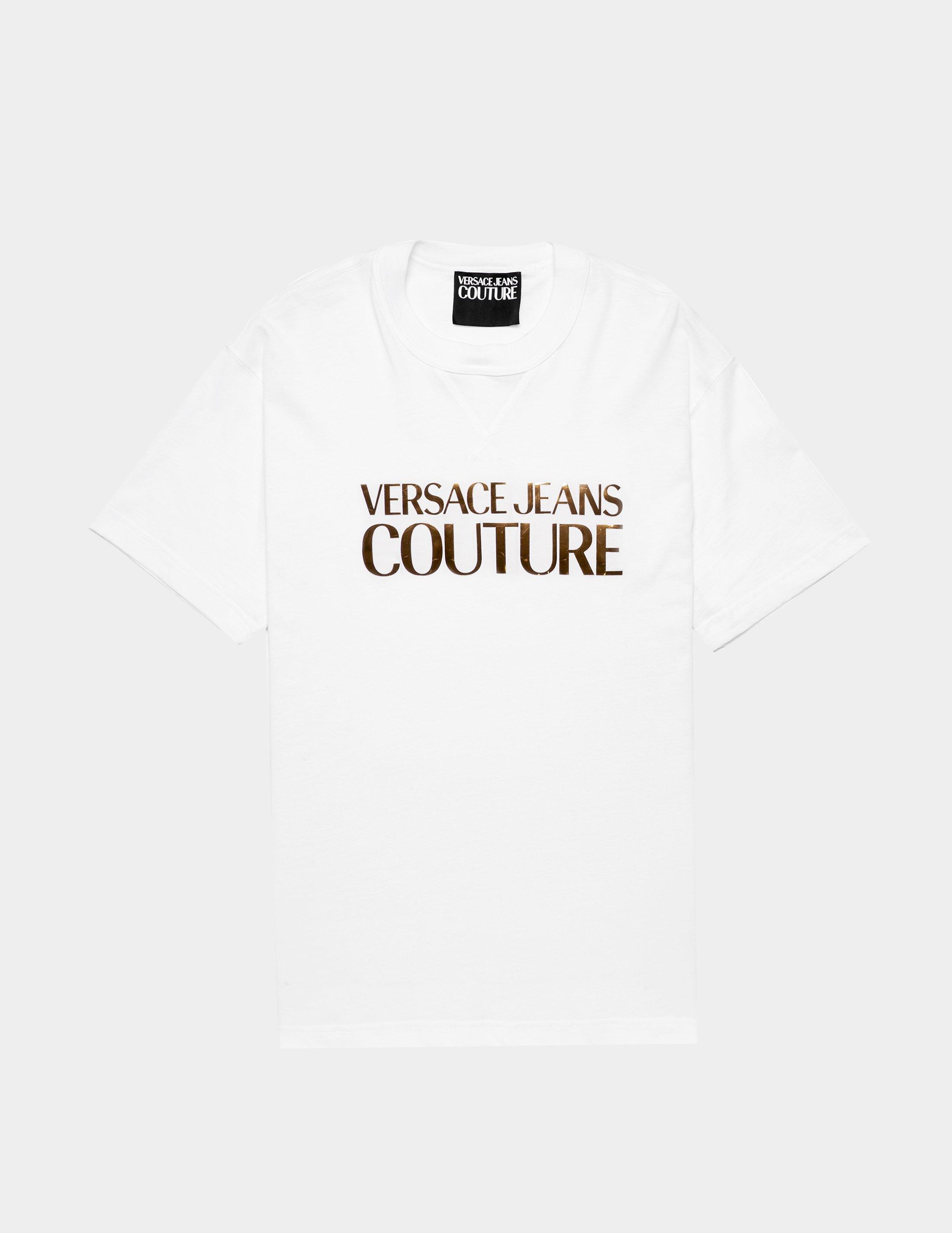 versace jeans foil logo t shirt