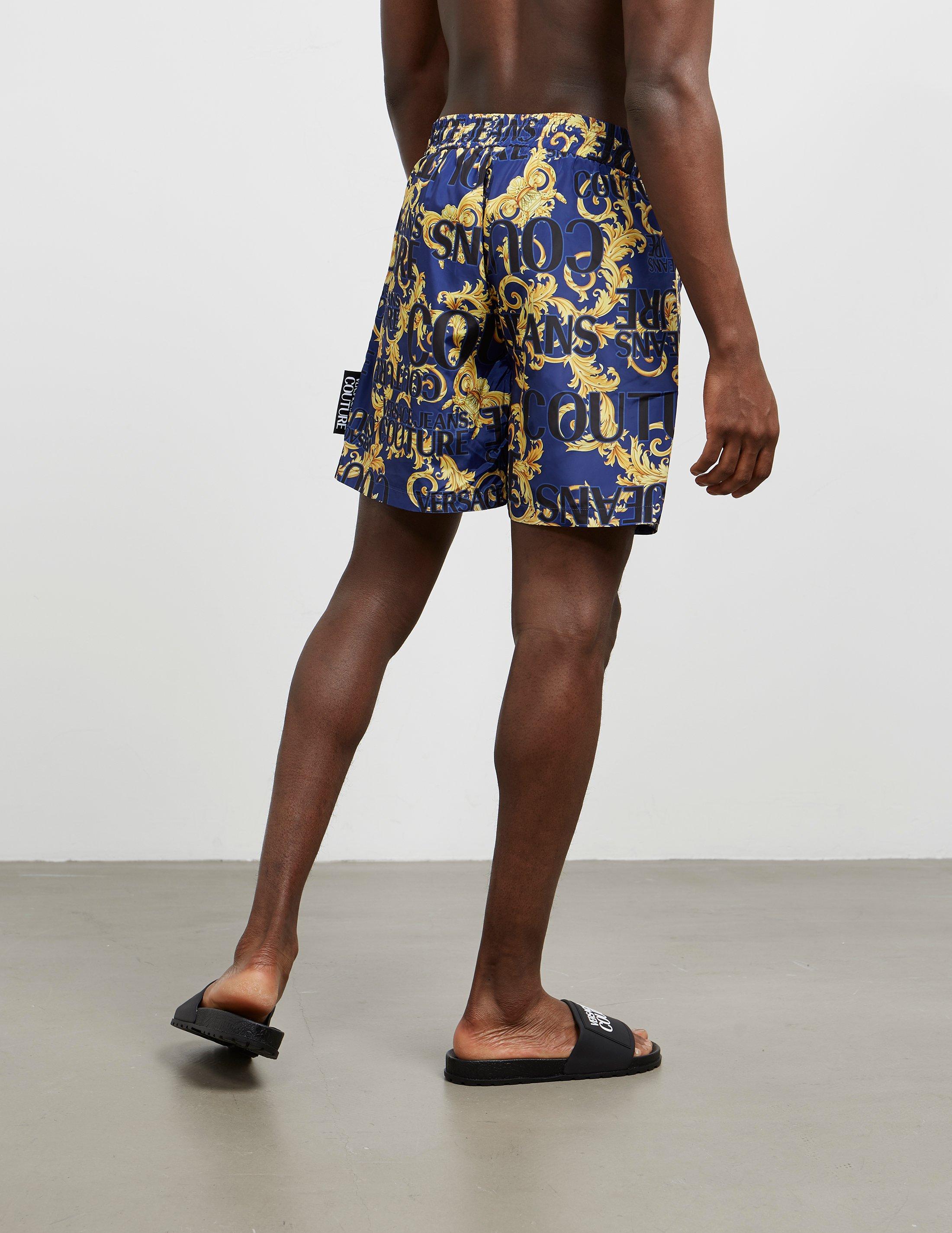 versace style swim shorts