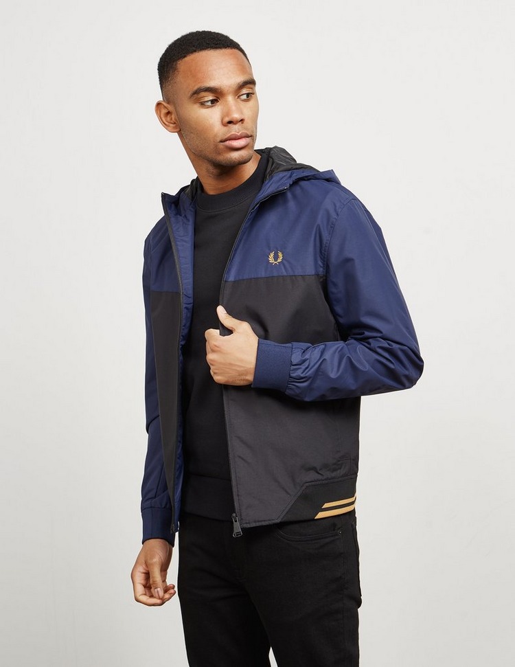 Fred Perry Colour Block Hooded Brentham Jacket | Tessuti