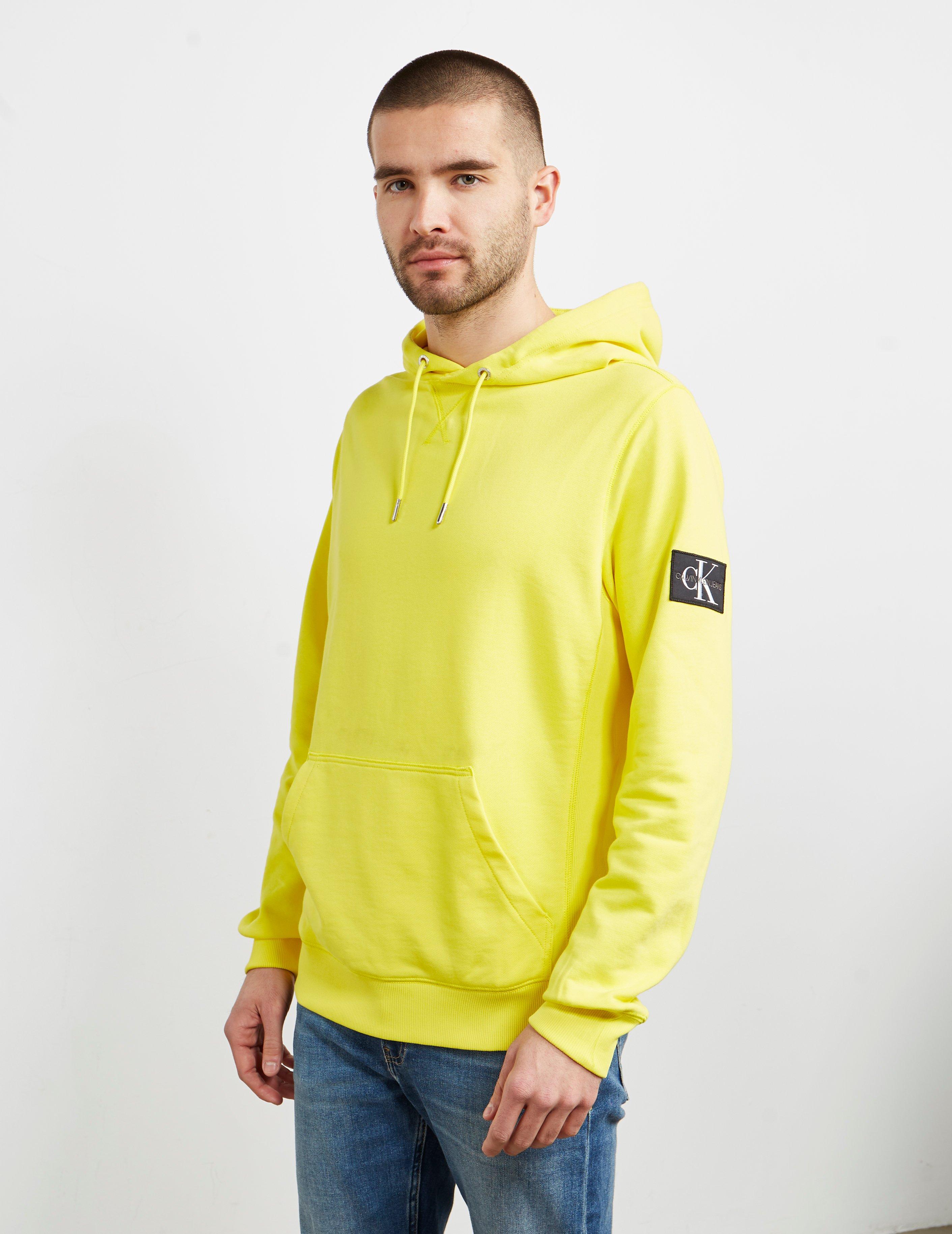 calvin klein hoodie yellow