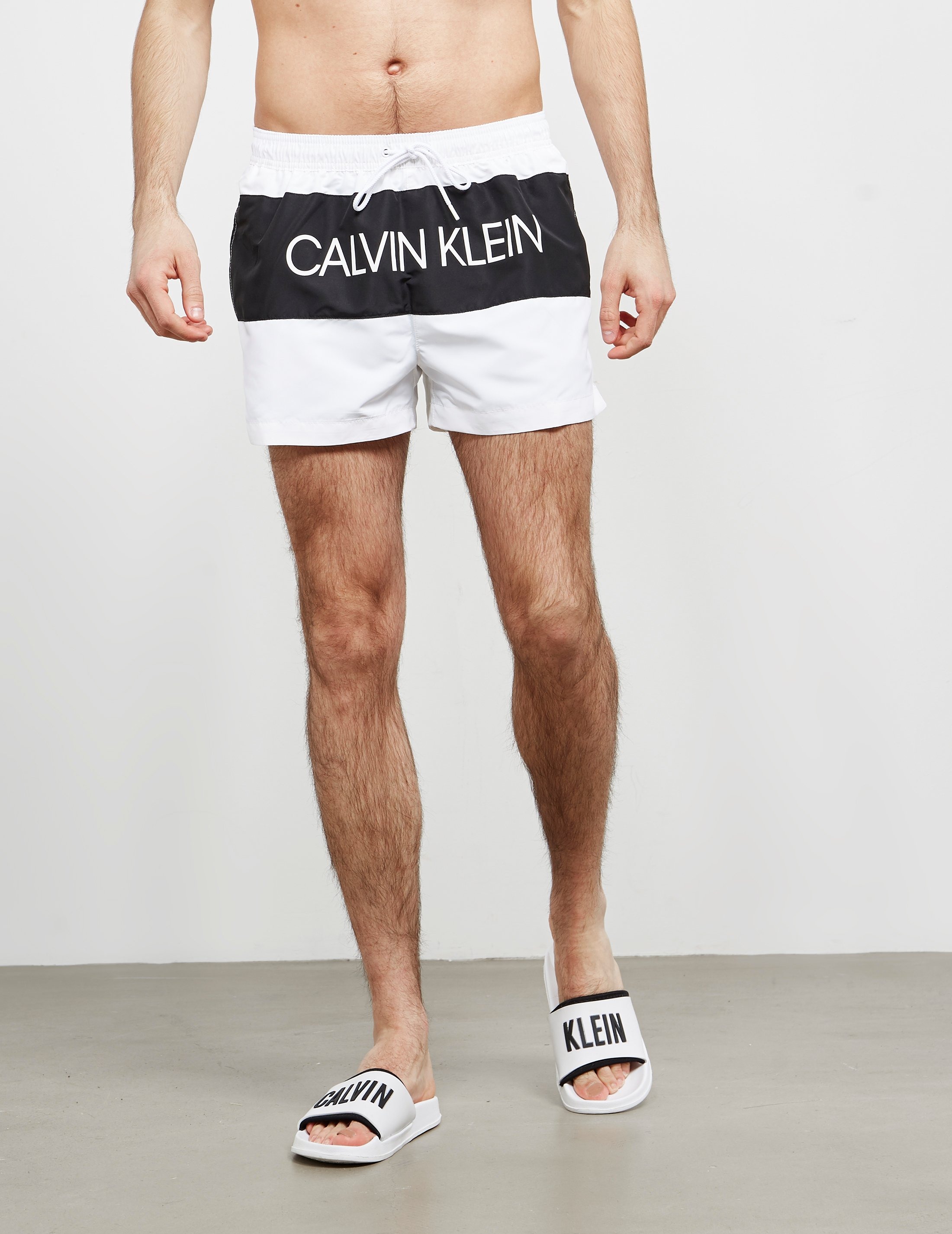 Calvin Klein Swim Block Logo Swim Shorts | Tessuti