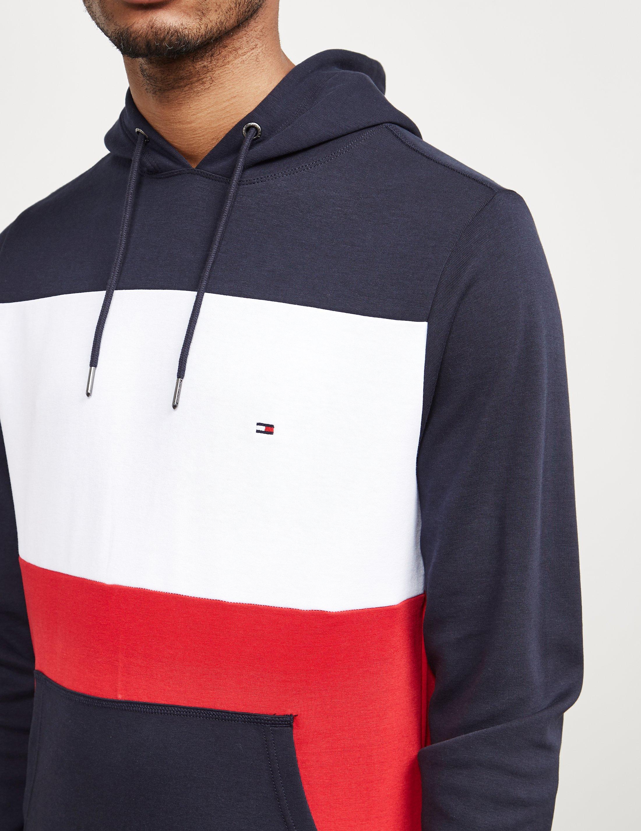 tommy hilfiger colour block hoodie