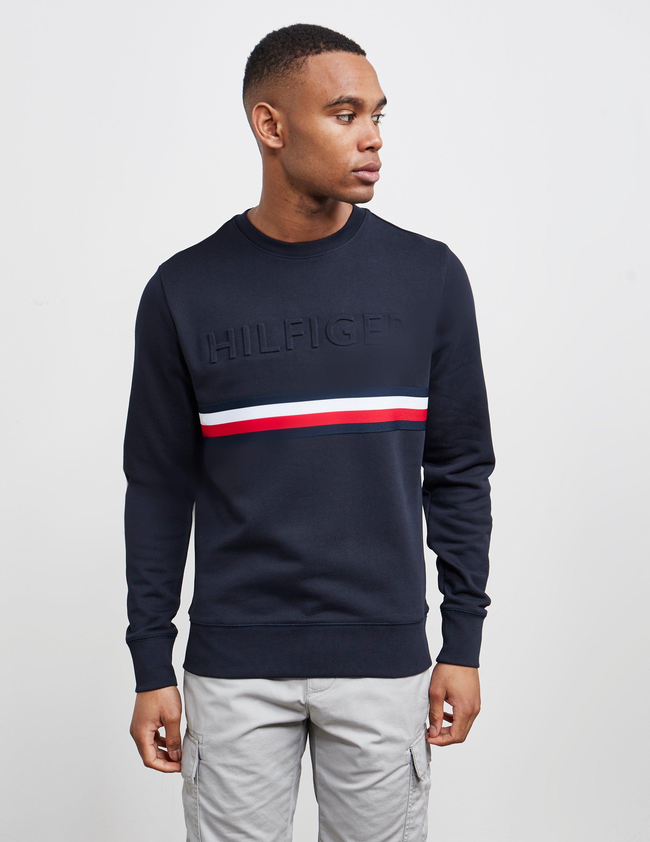 tommy hilfiger taping sweatshirt