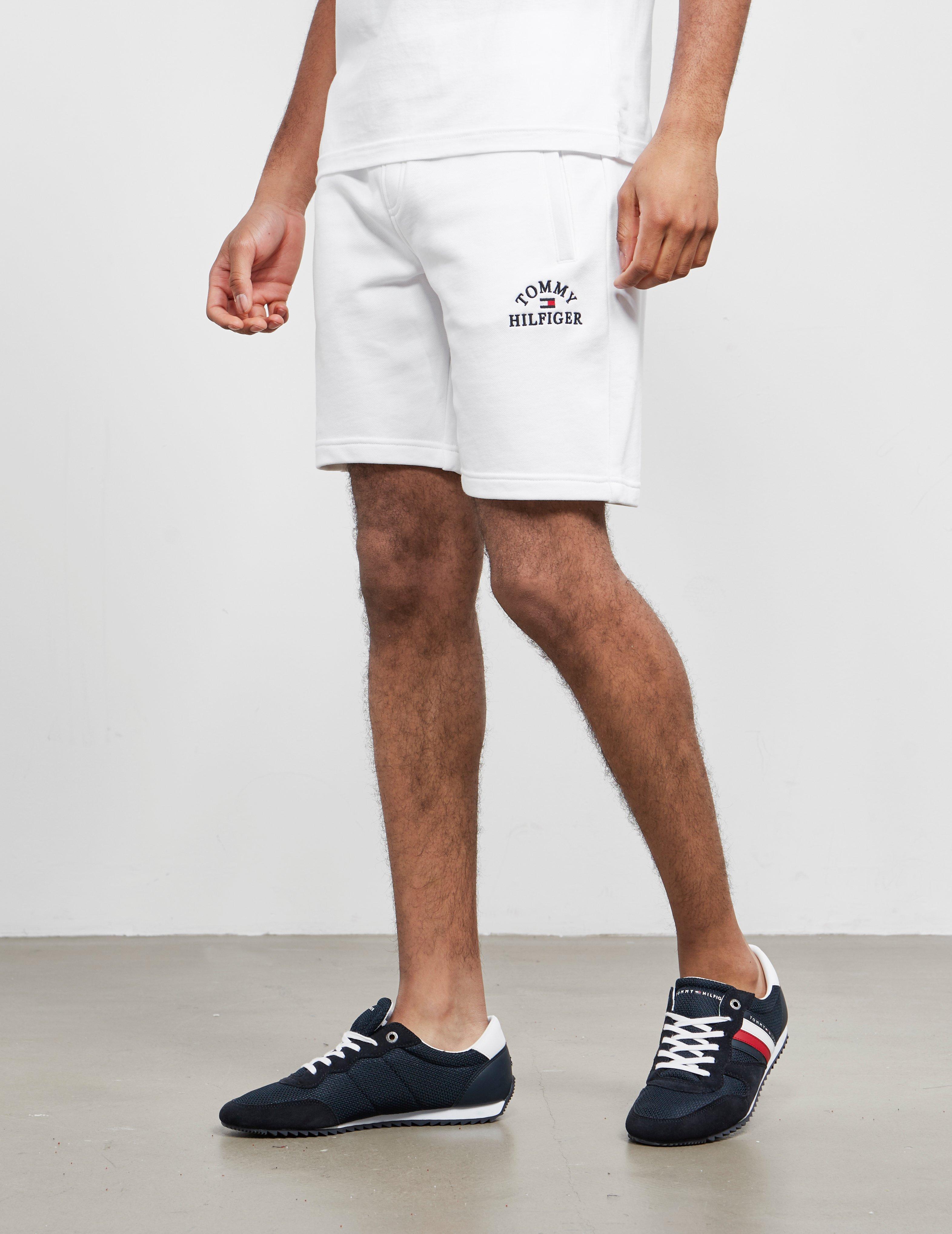 tommy fleece shorts