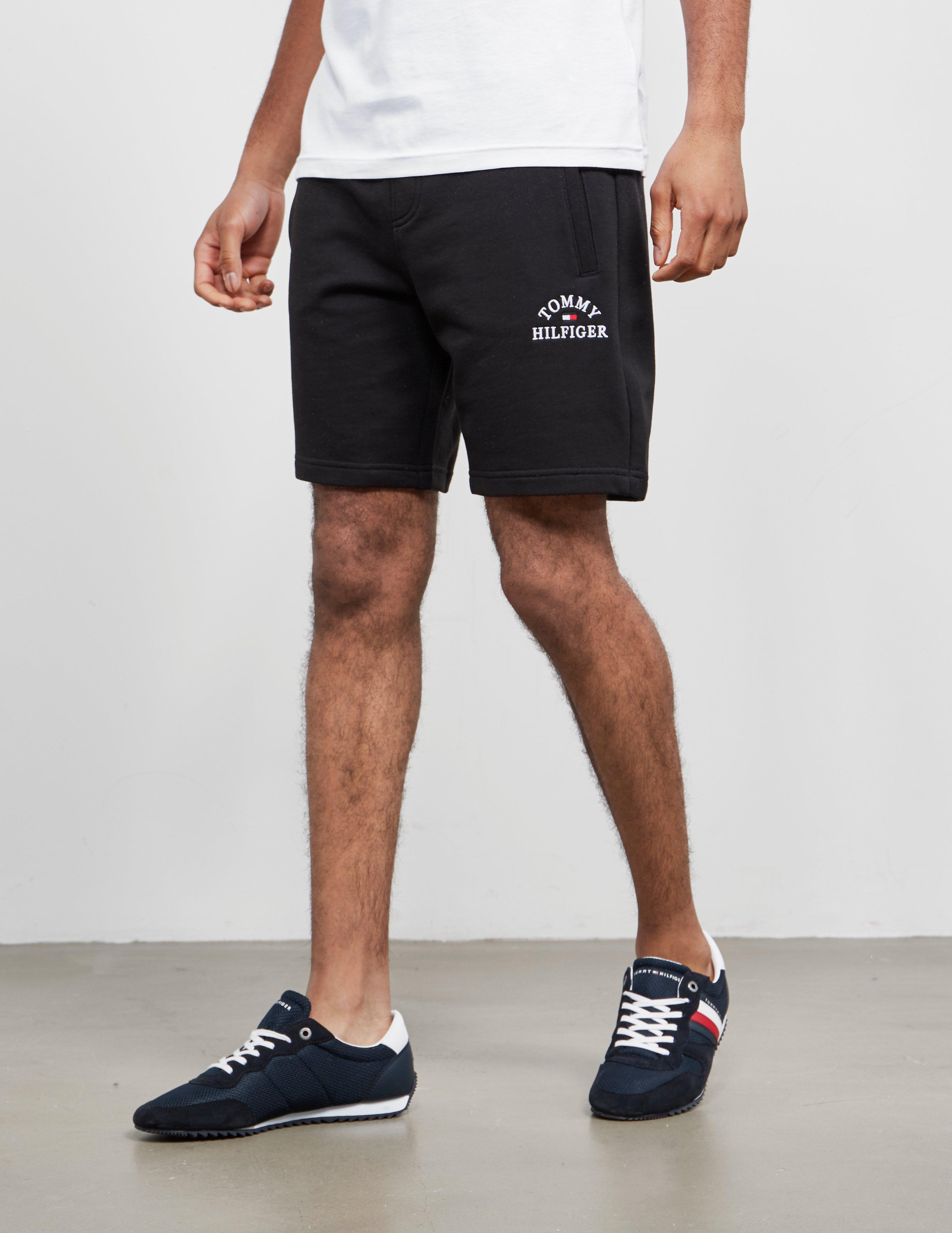 tommy fleece shorts