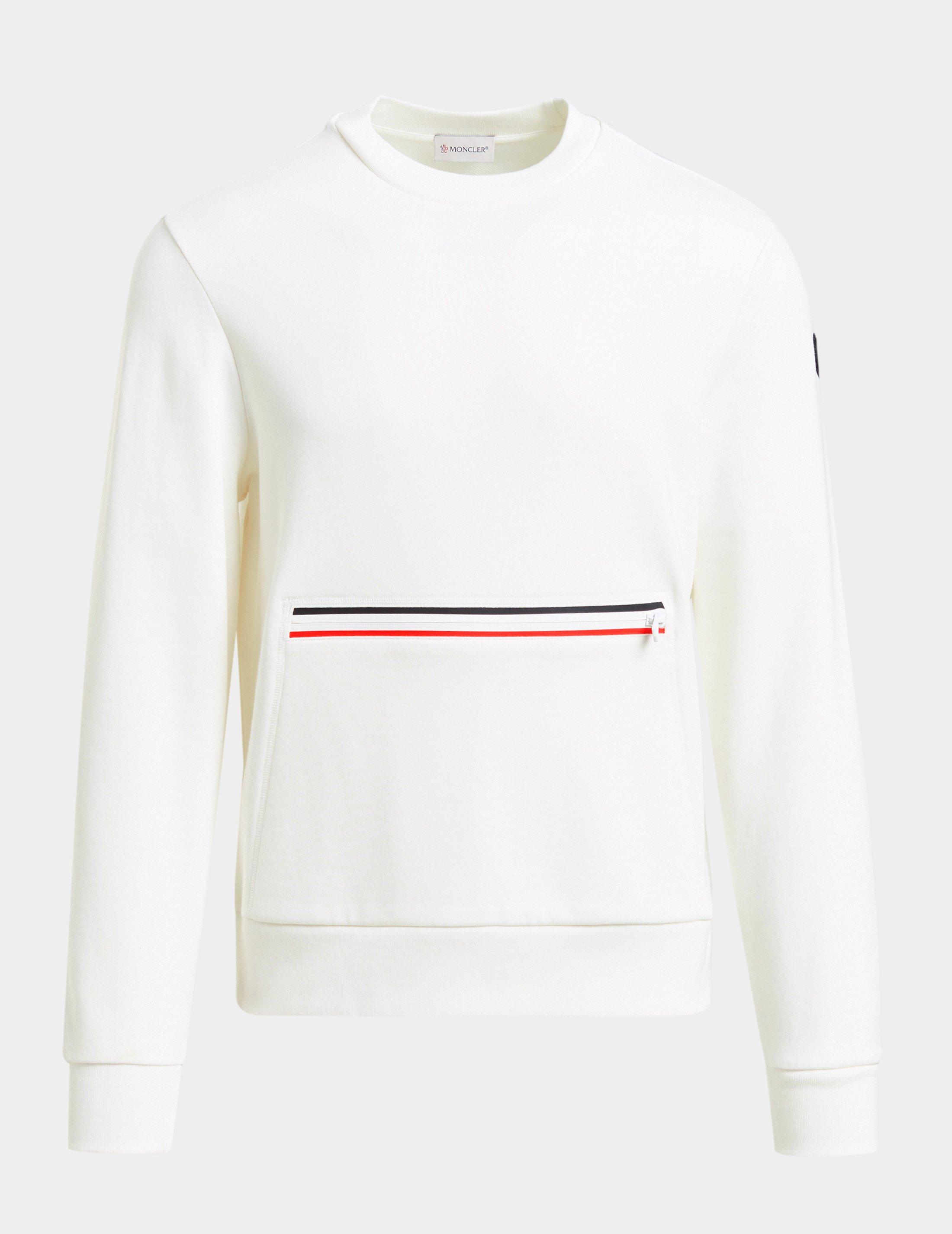 moncler tape crew neck sweatshirt