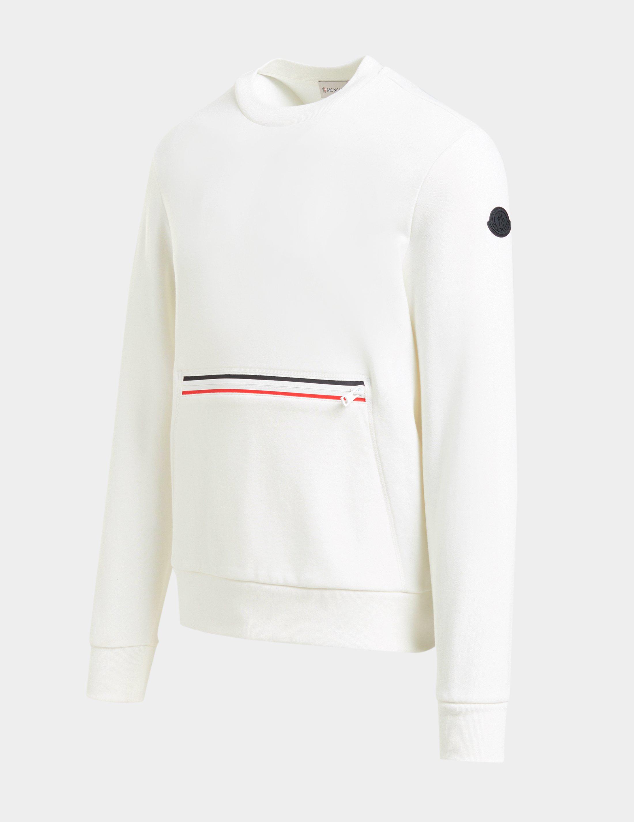 moncler tape crew neck sweatshirt