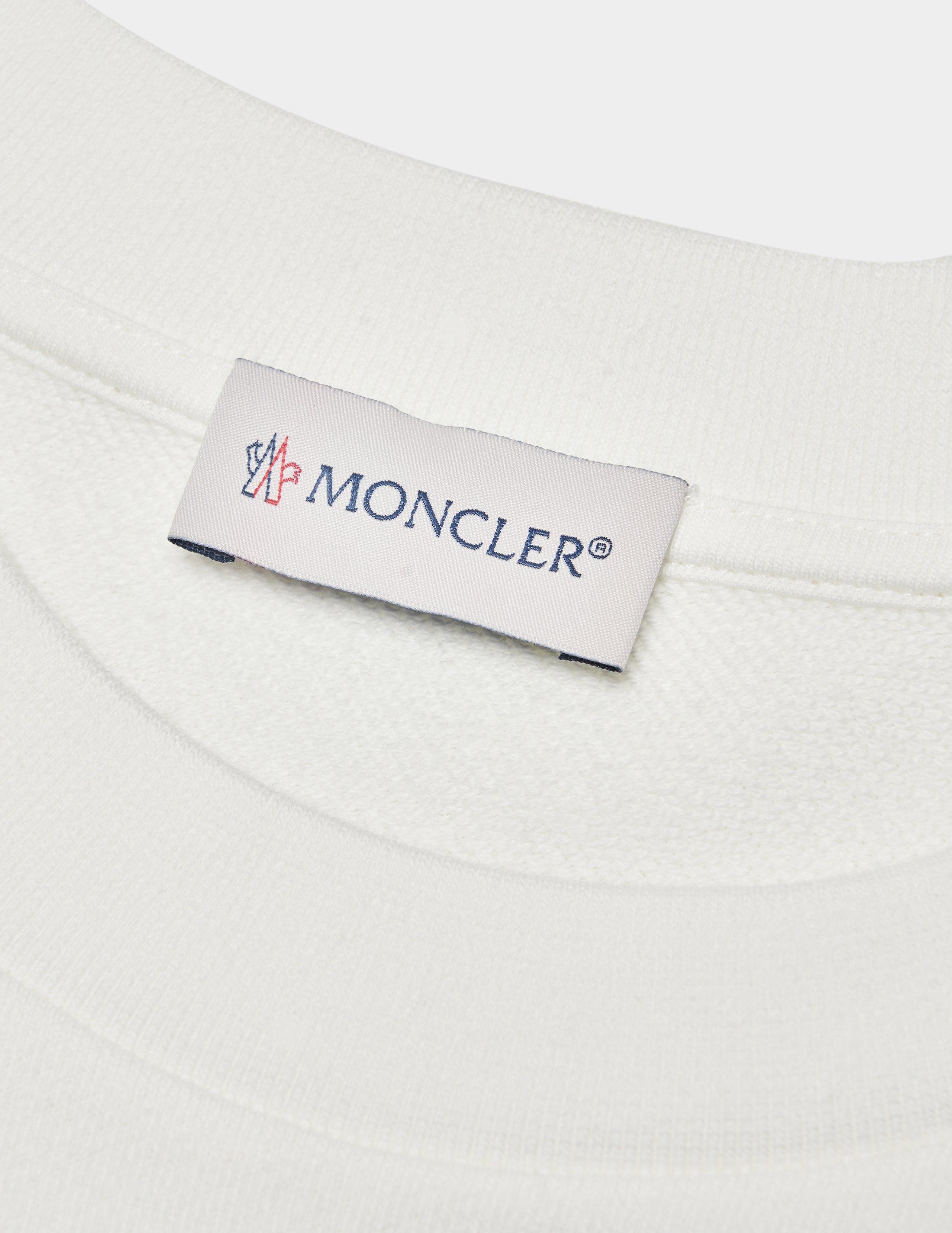 moncler tape crew neck sweatshirt