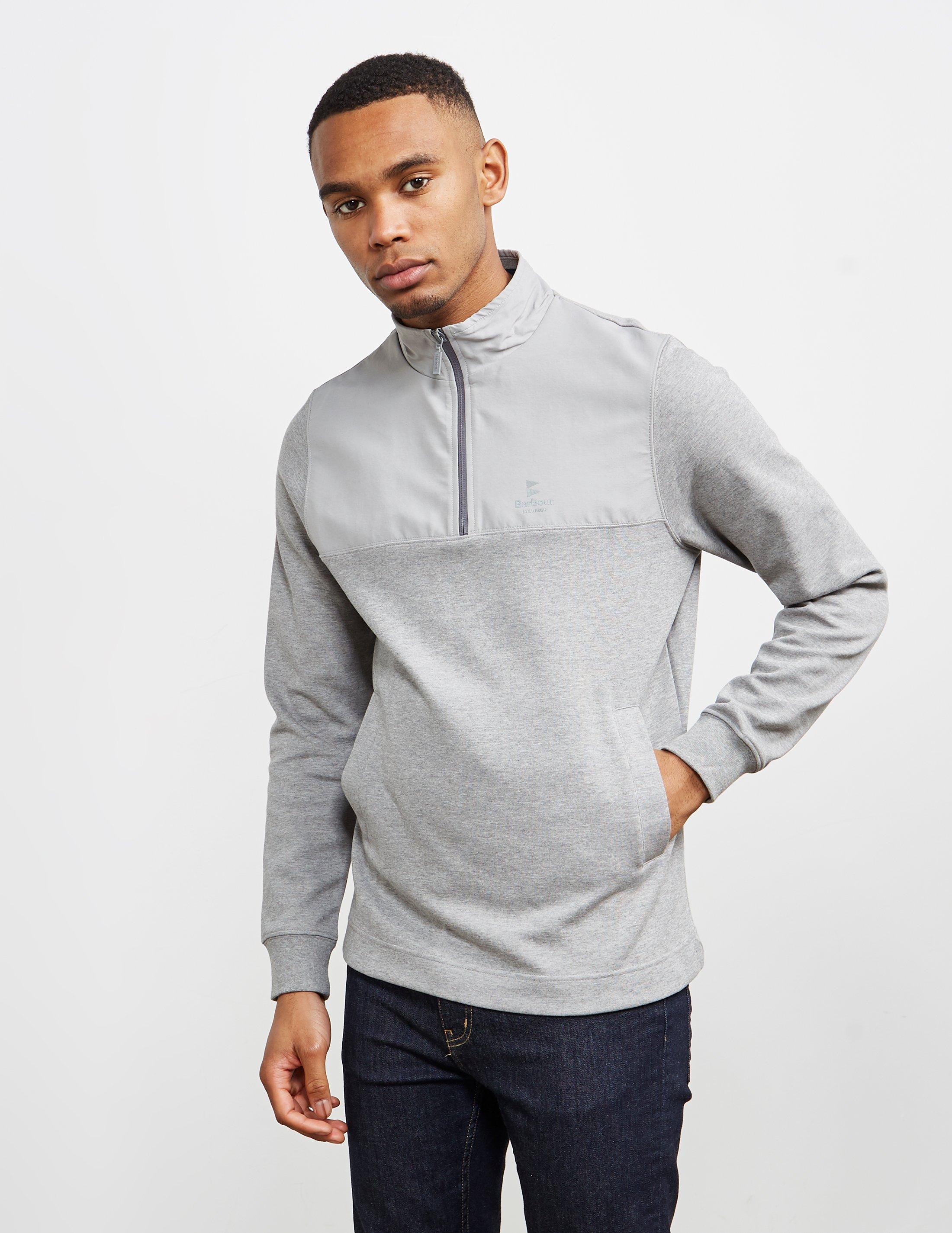 barbour quarter zip