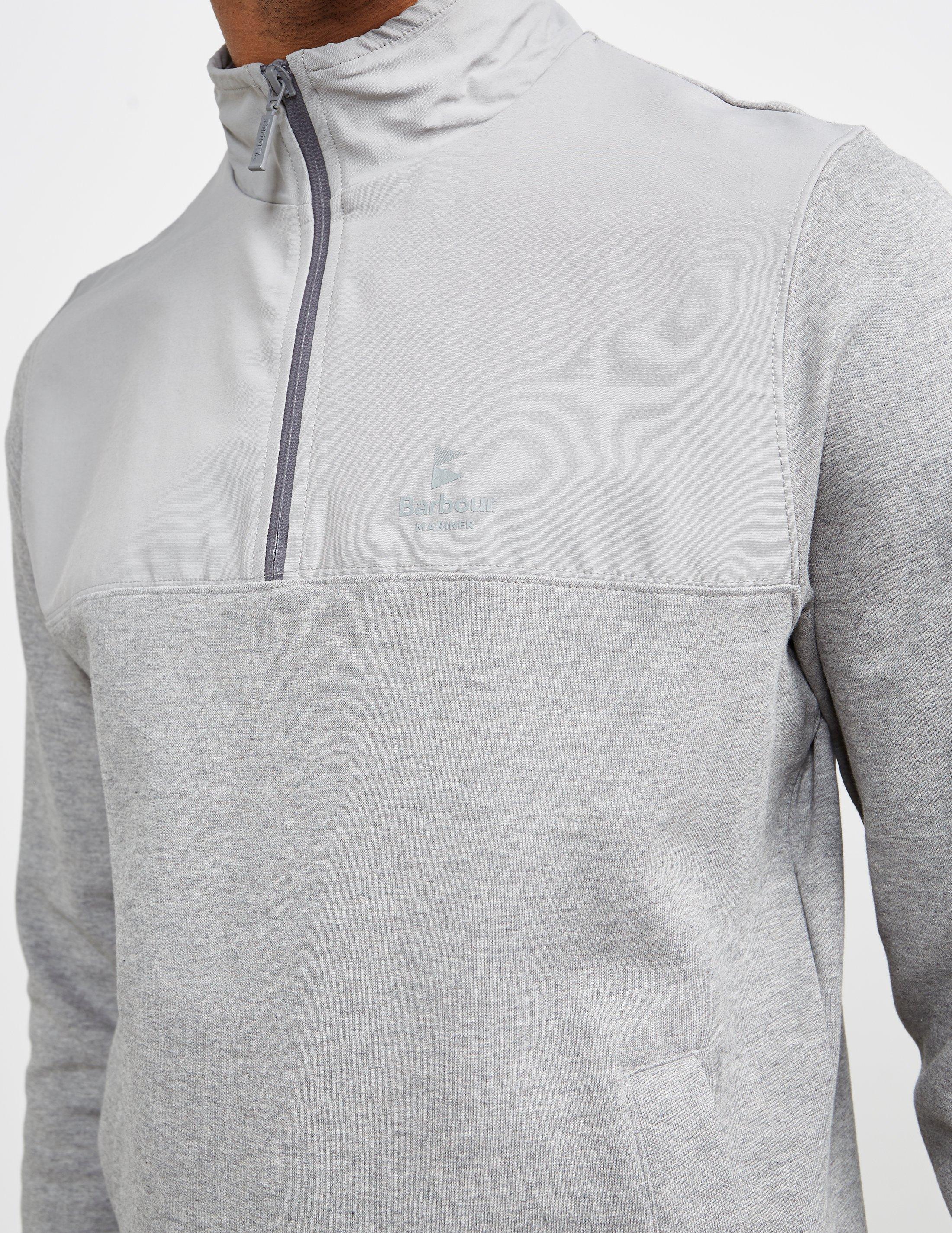 barbour quarter zip