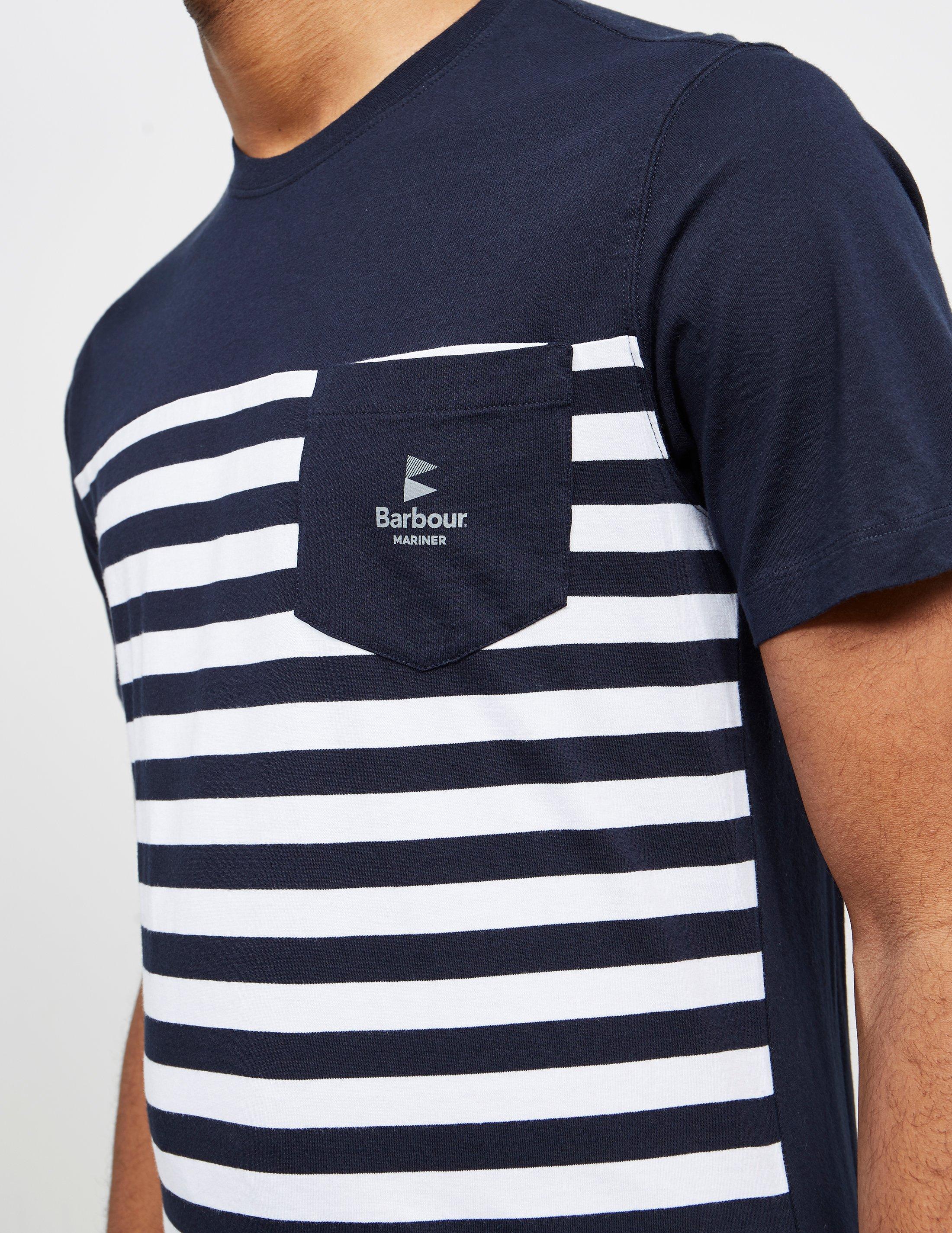 barbour striped t shirt