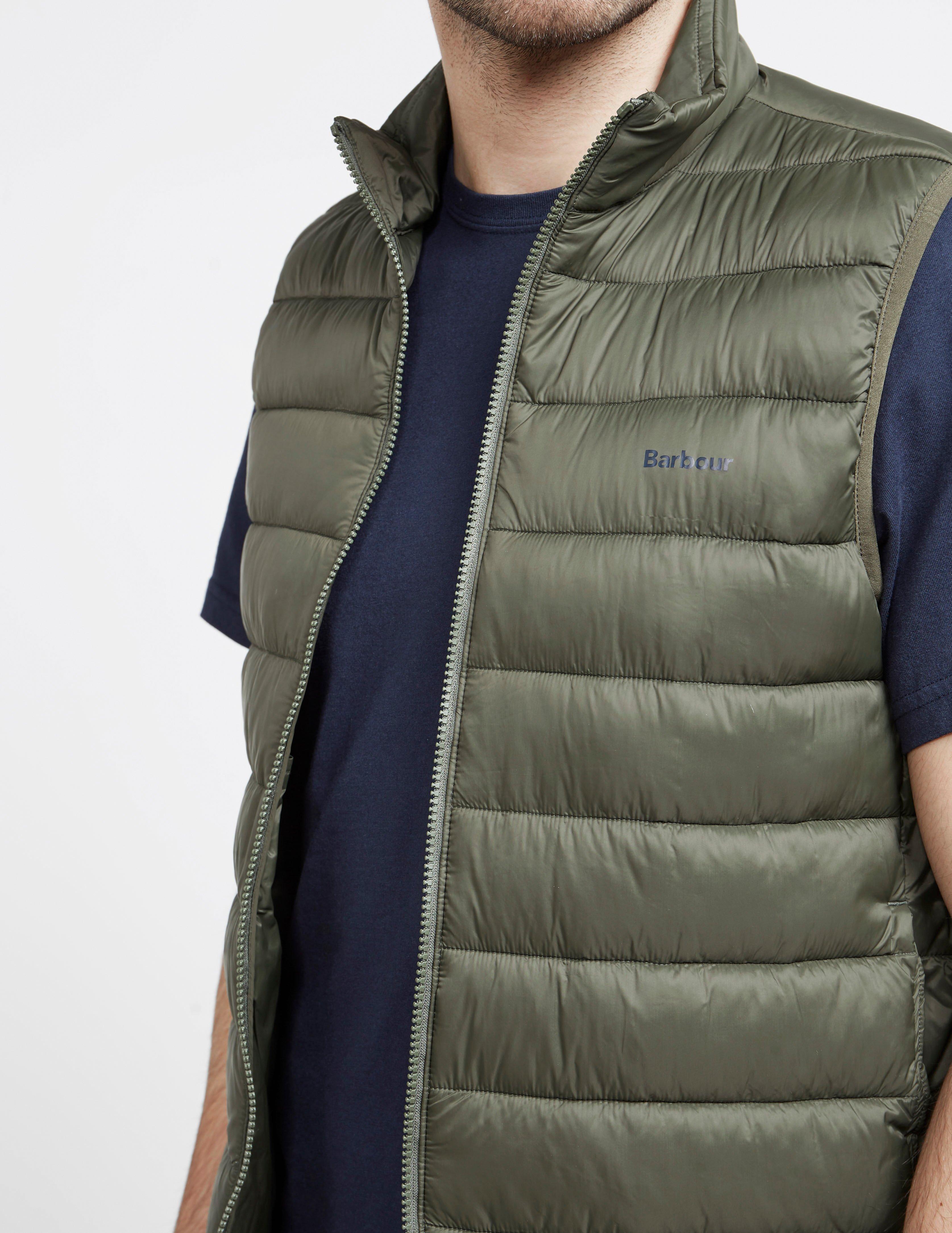 barbour padded gilet