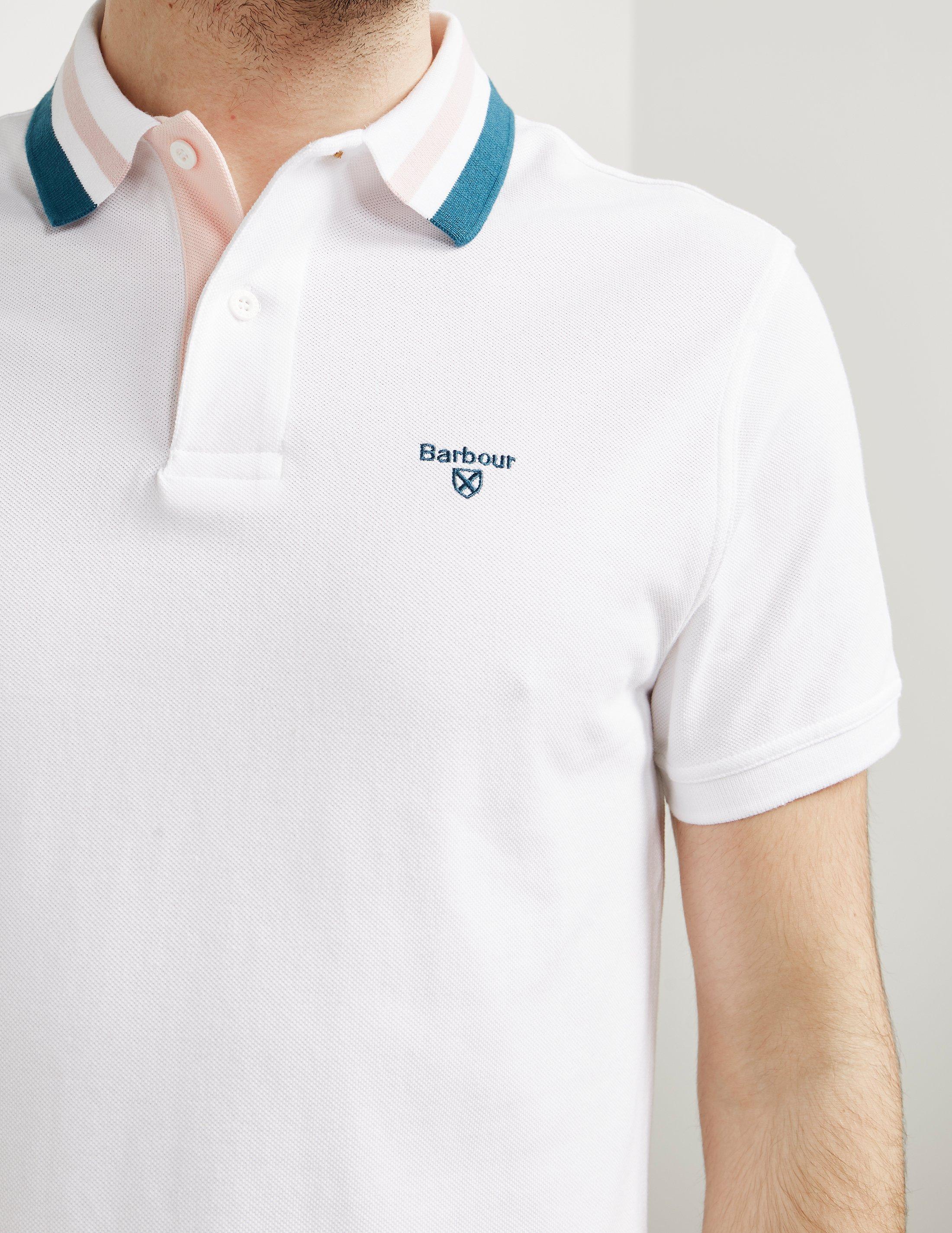 white barbour polo