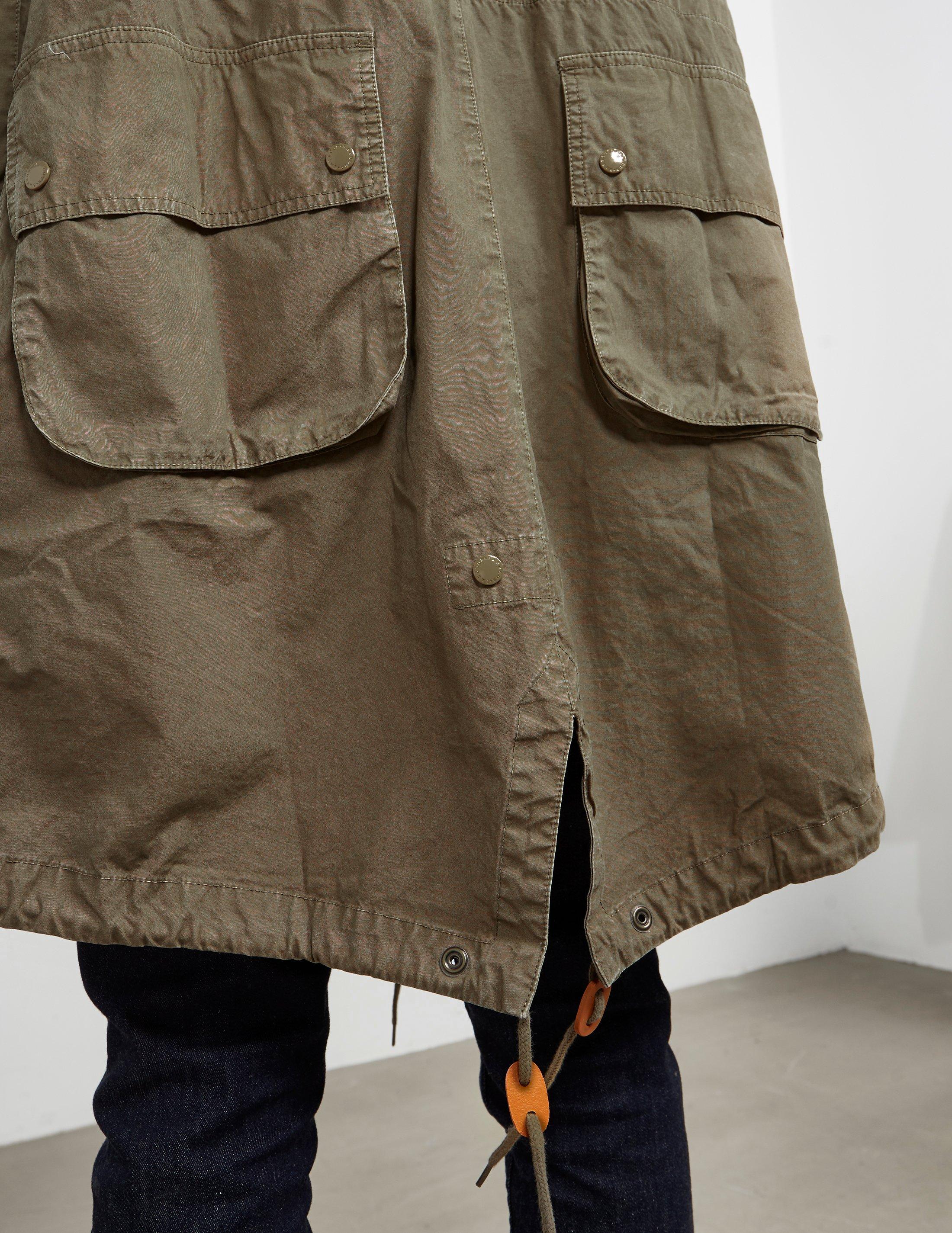 barbour x engineered garments parka