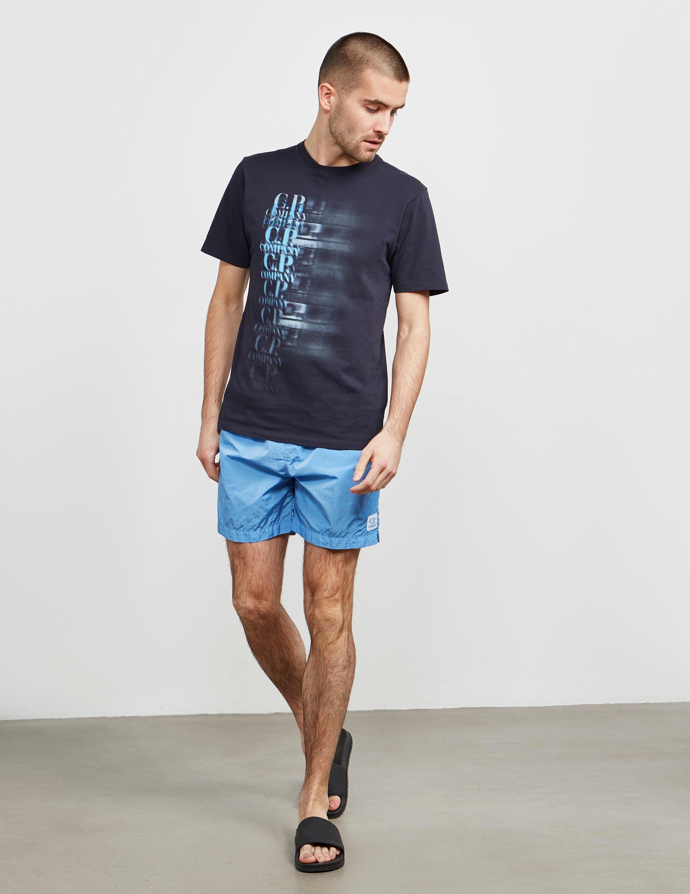 cp company chrome swim shorts