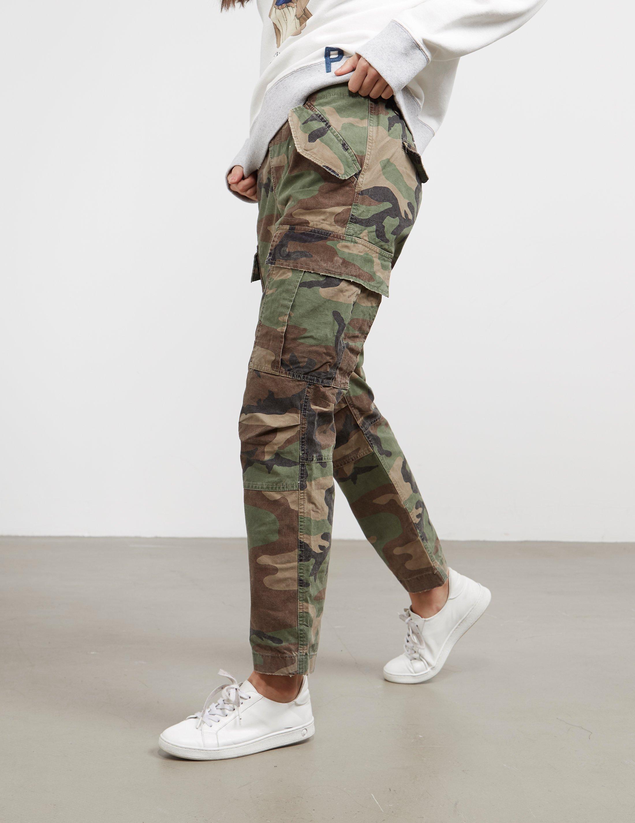 ralph lauren camo cargo pants