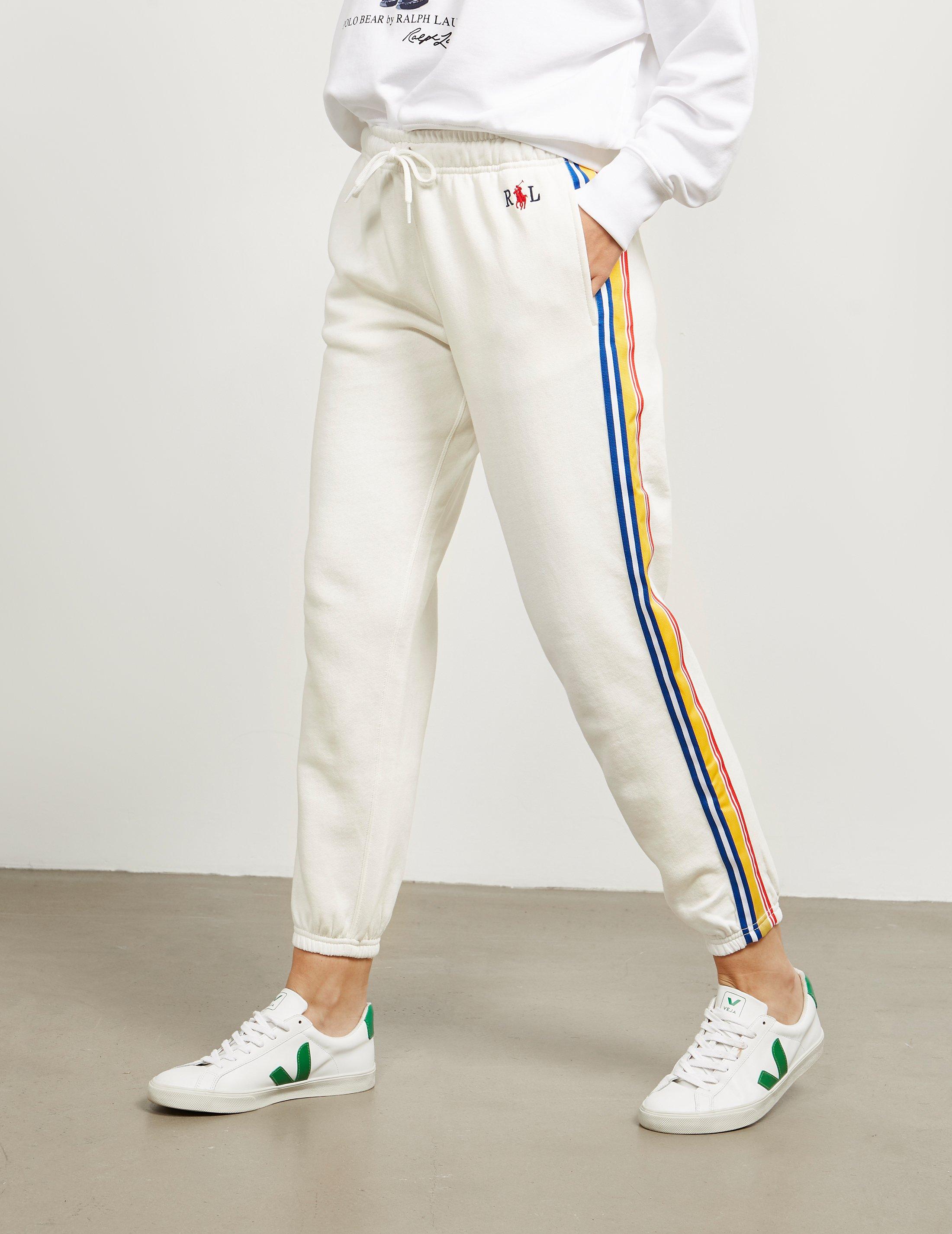 ladies joggers with side stripe